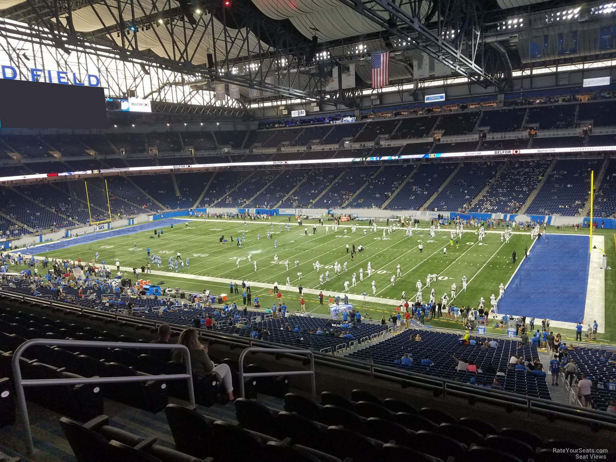 Ford Field, section 212, home of Detroit Lions, page 1