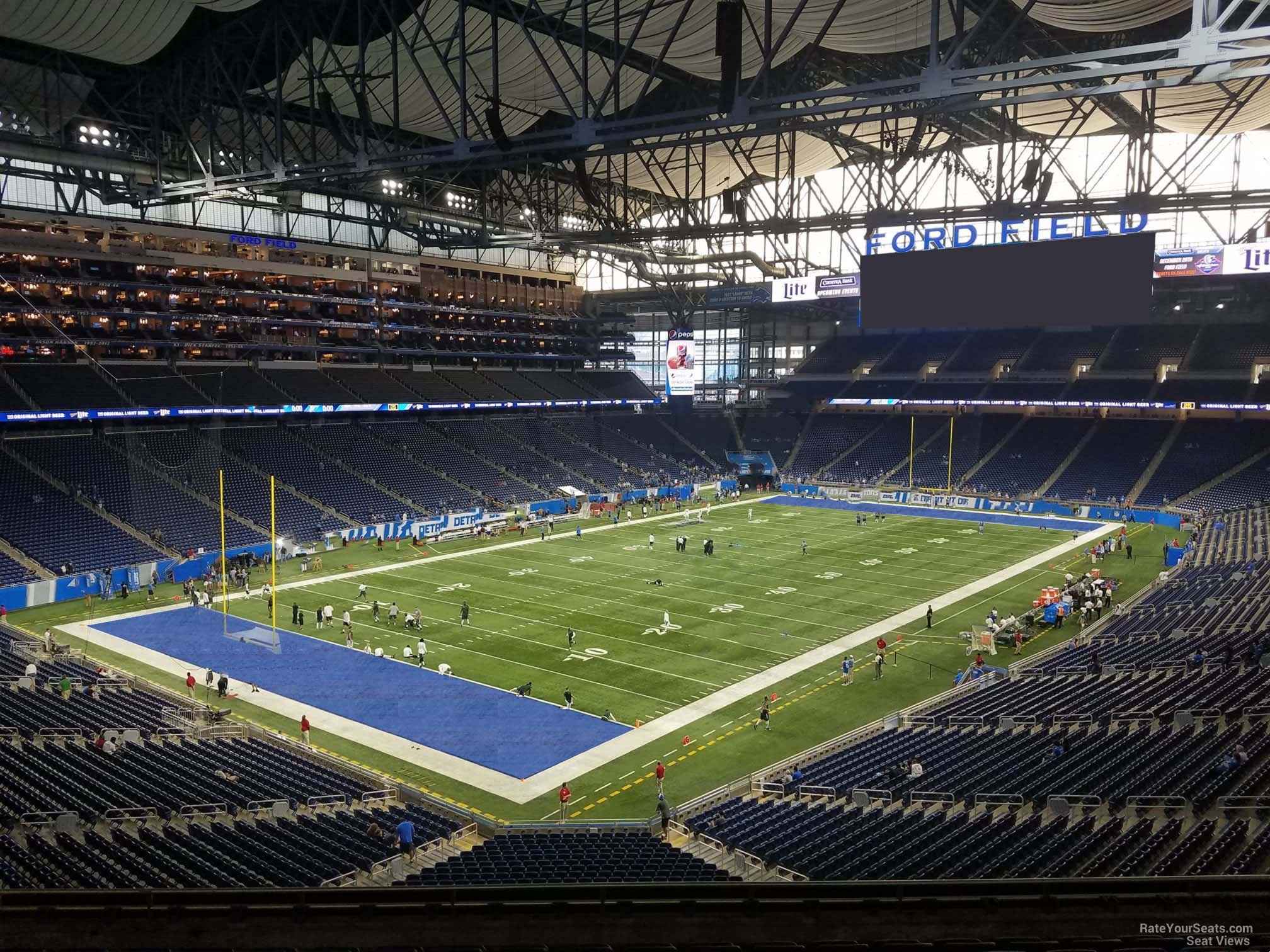 Section 233 at Ford Field 