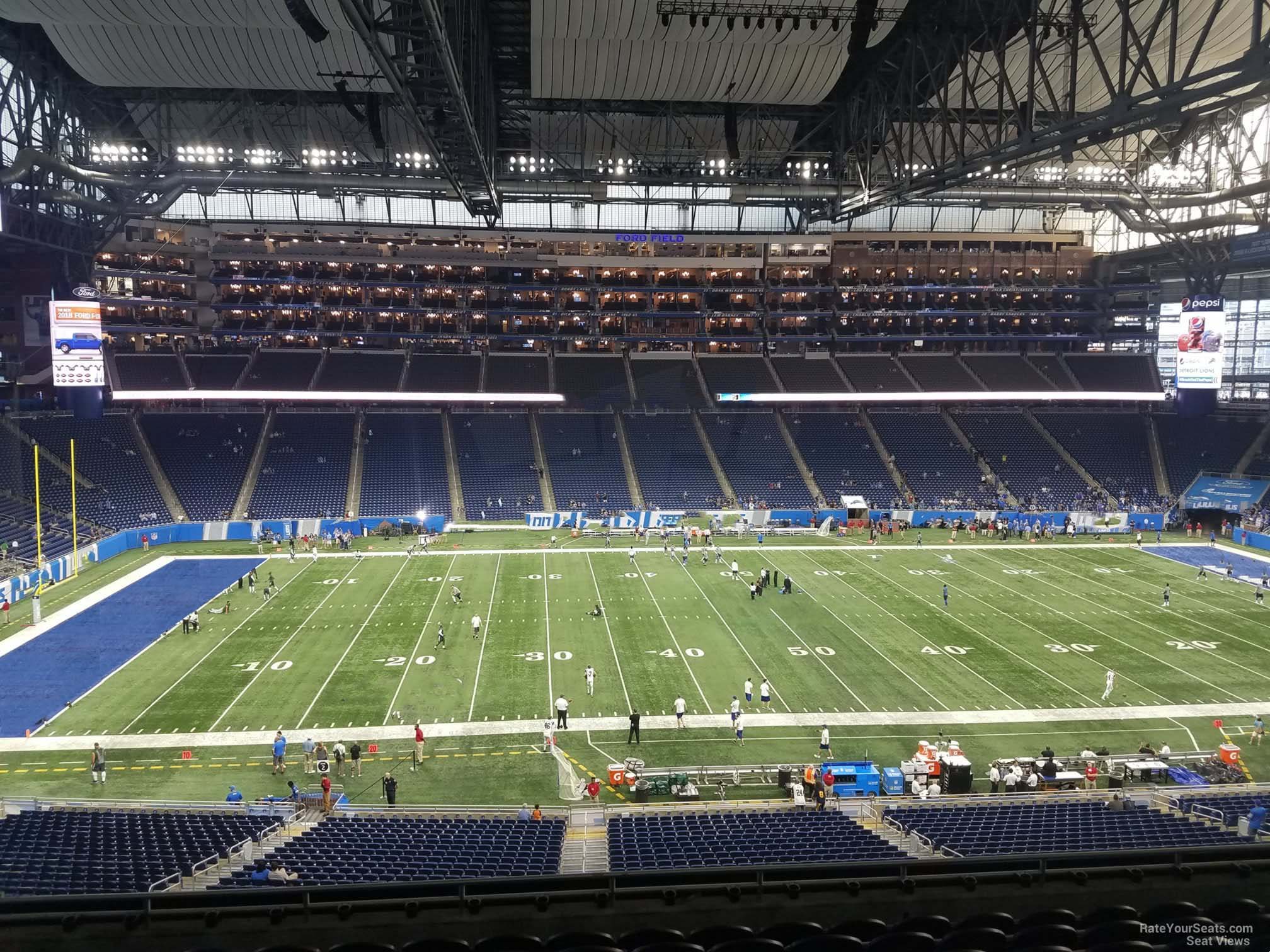 Section 229 at Ford Field 