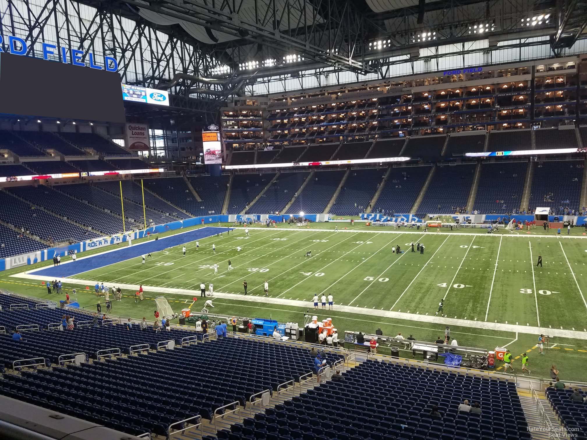 Ford Field, section 232, home of Detroit Lions, page 1