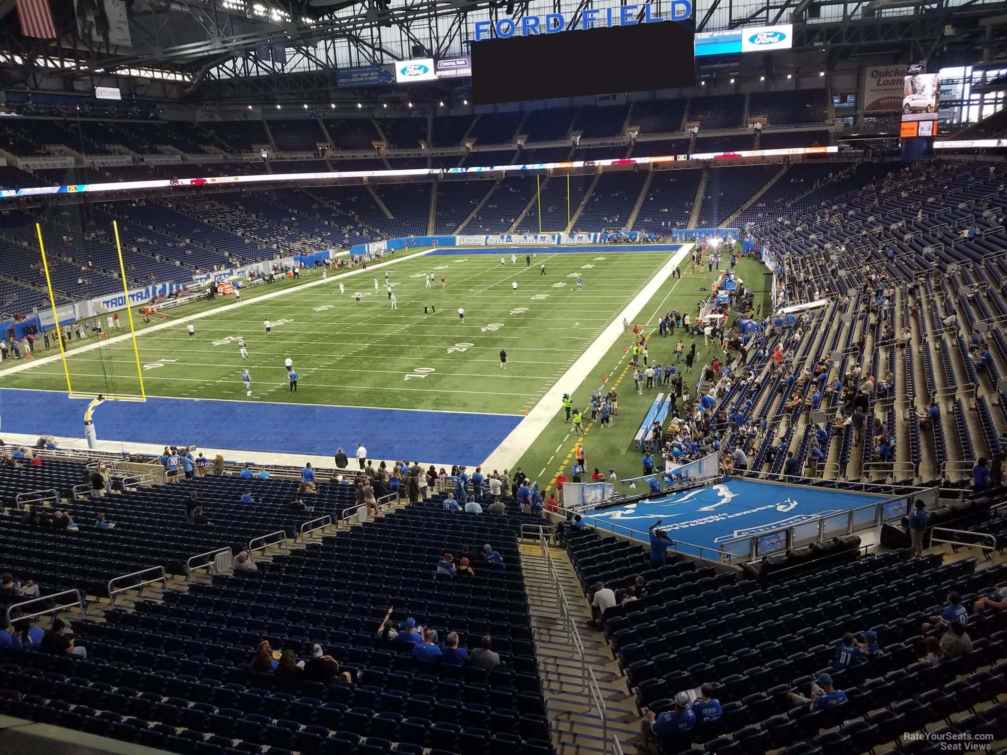 Detroit Lions Interactive Seating Chart with Seat Views