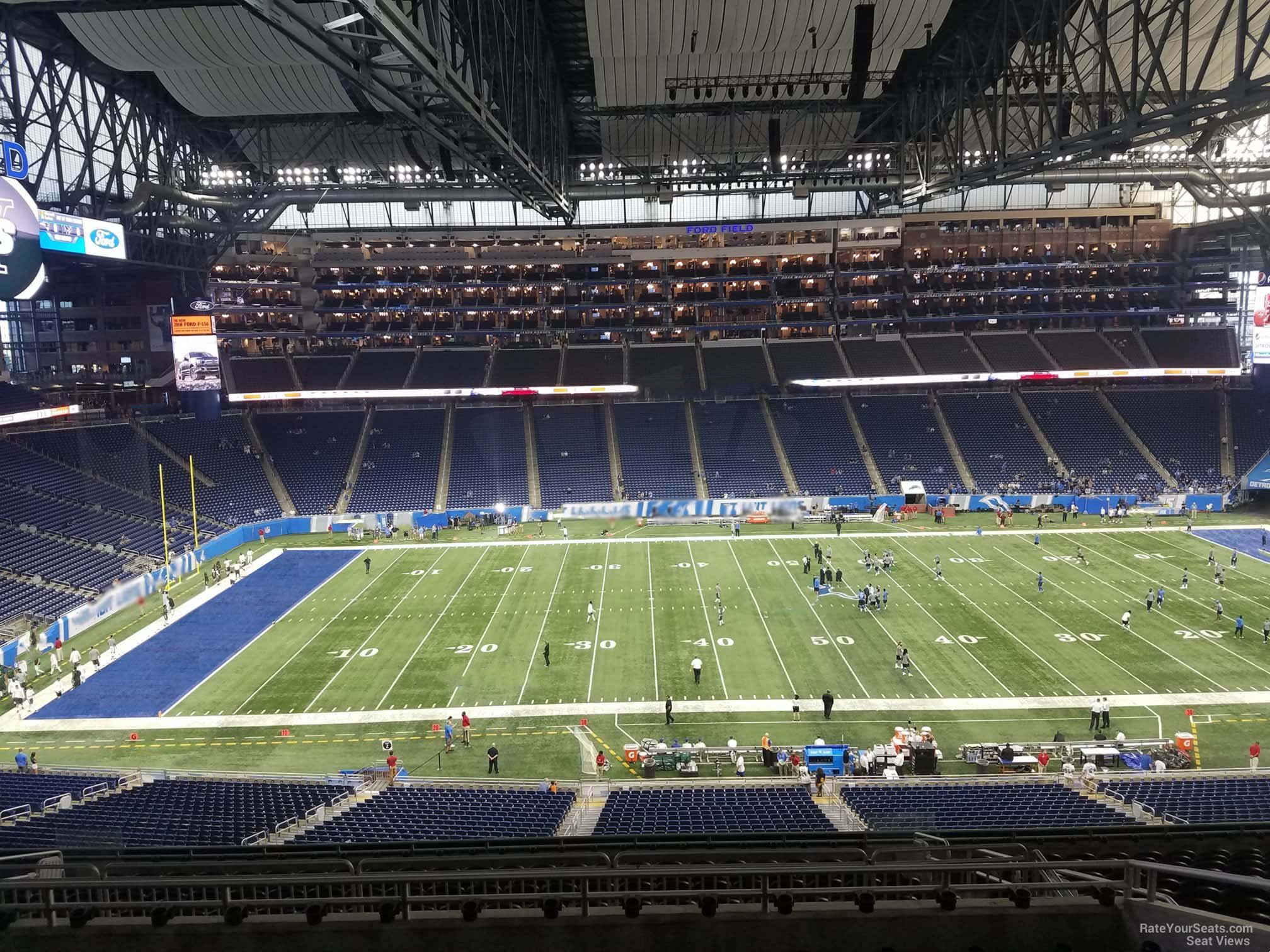 Section 332 at Ford Field 