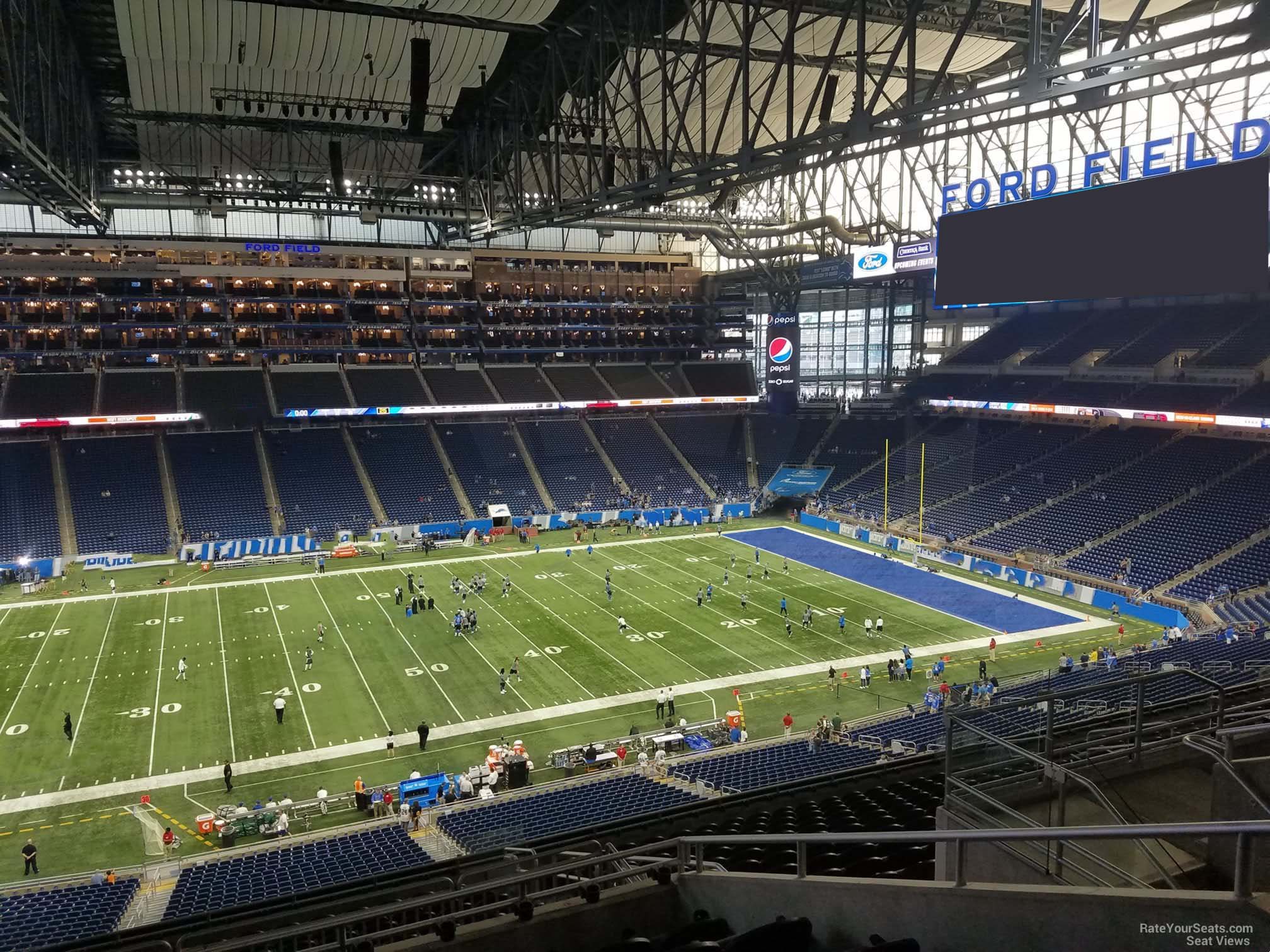 Section 332 at Ford Field 