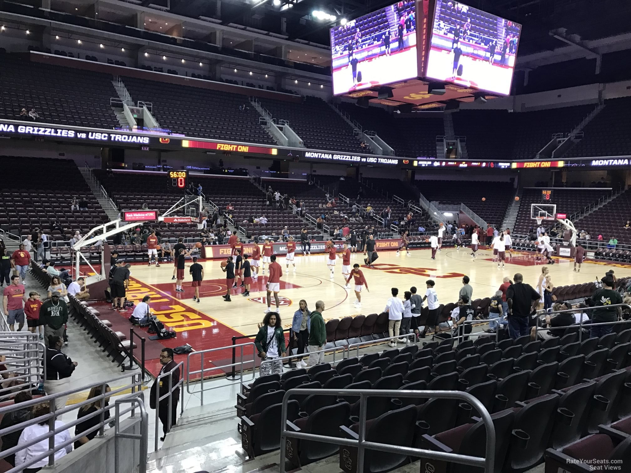 section 101, row 10 seat view  - galen center