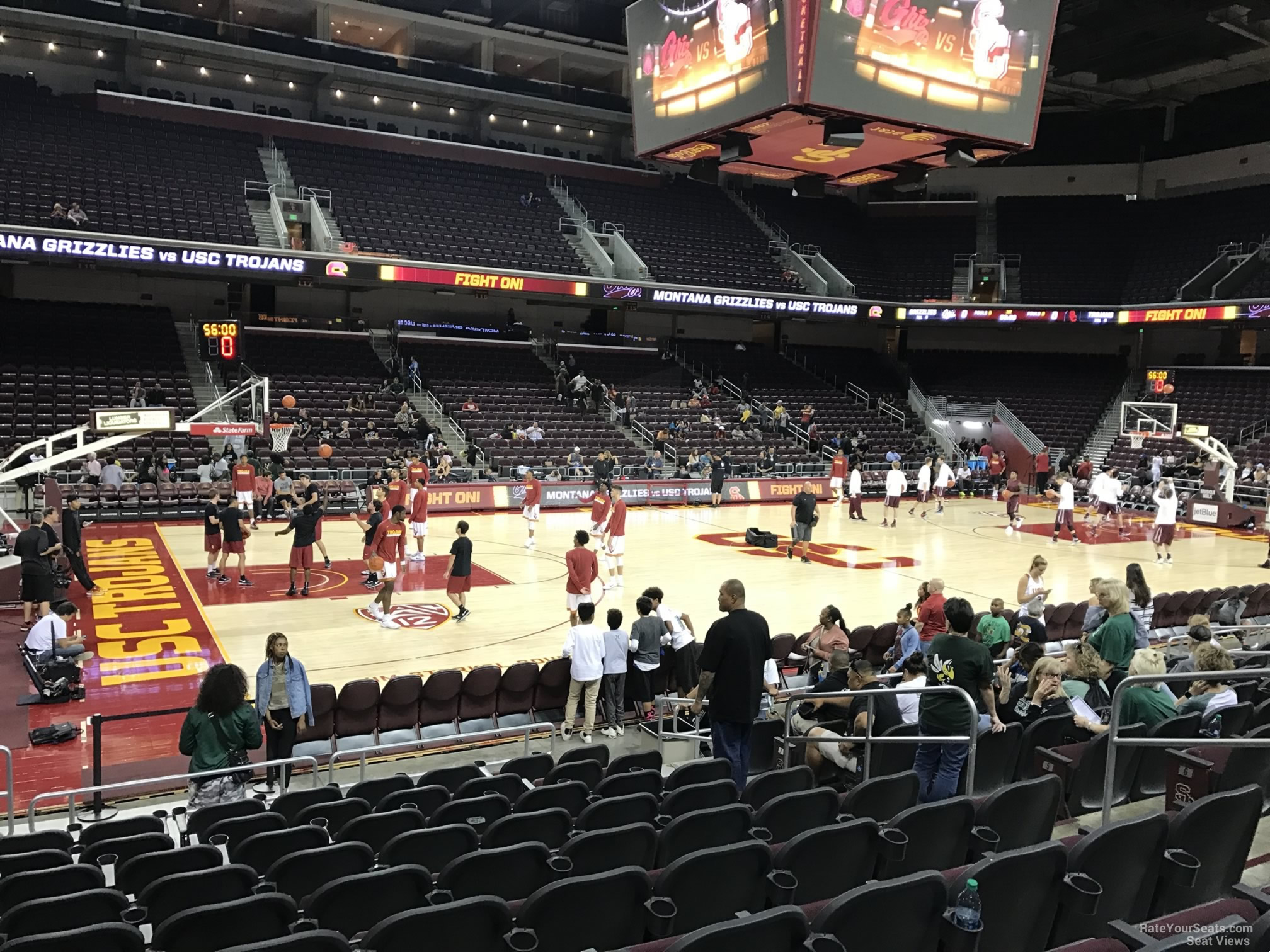 section 102, row 10 seat view  - galen center