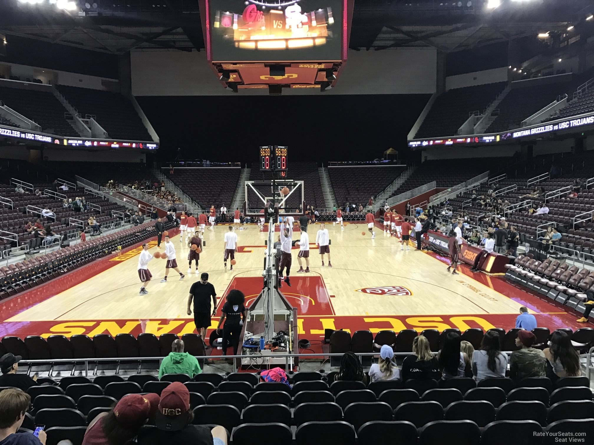 section 110, row 10 seat view  - galen center