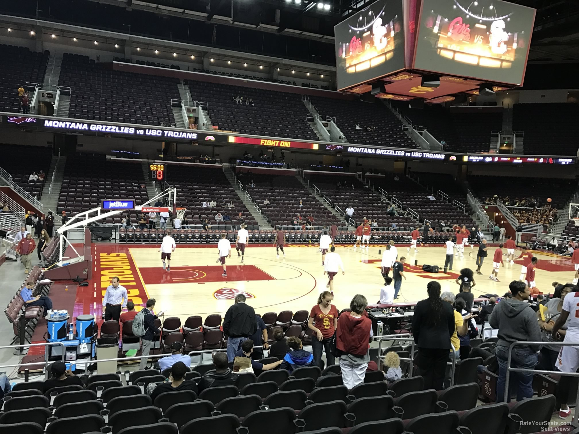 section 114, row 10 seat view  - galen center