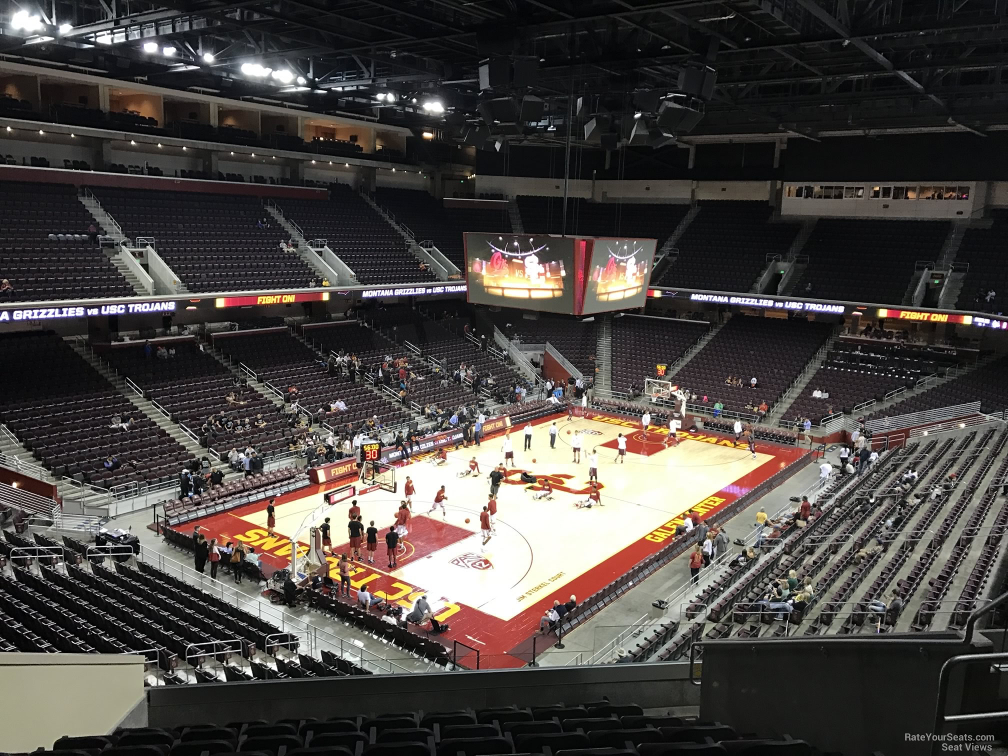 section 201, row 10 seat view  - galen center