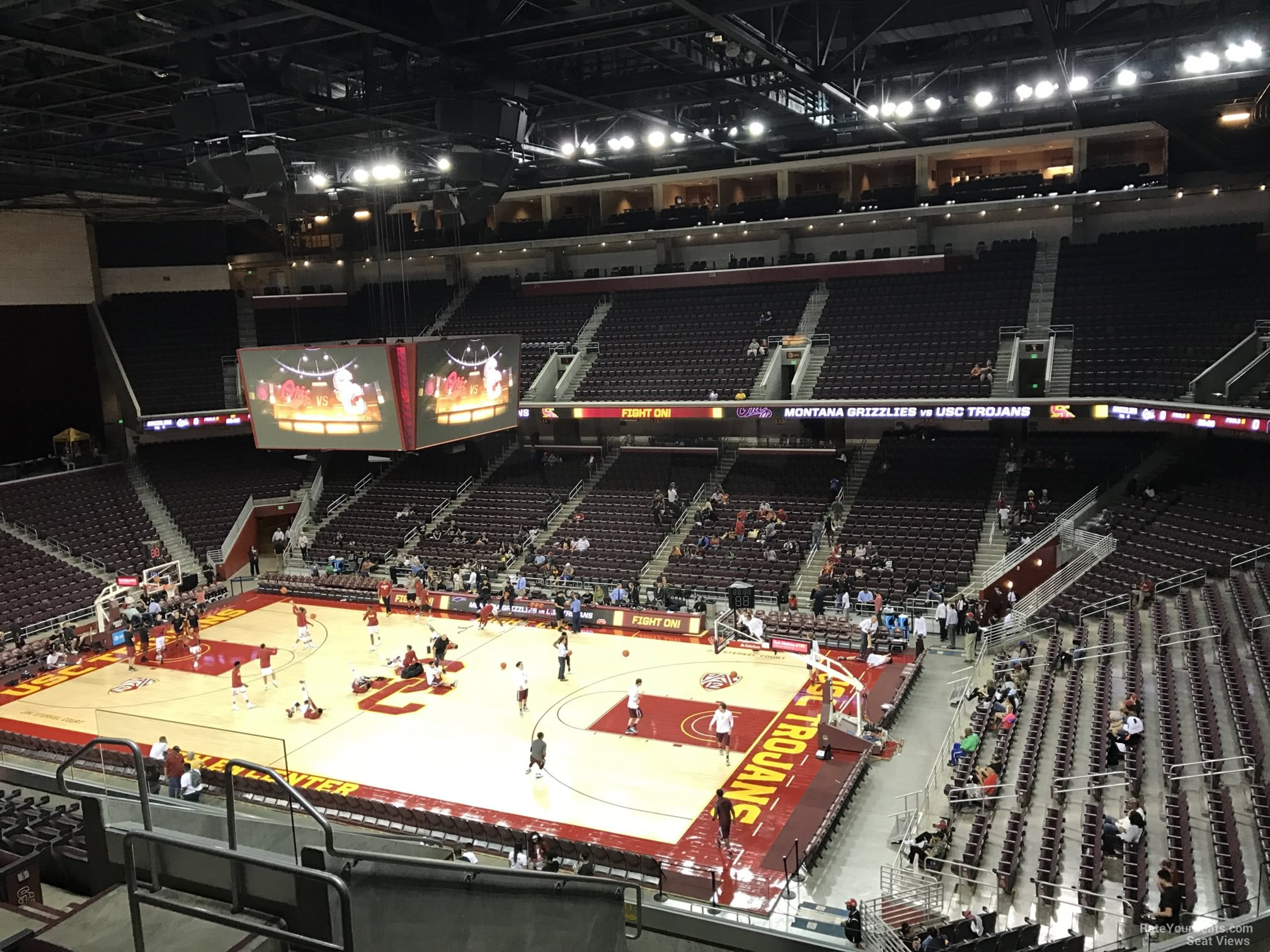 section 207, row 10 seat view  - galen center