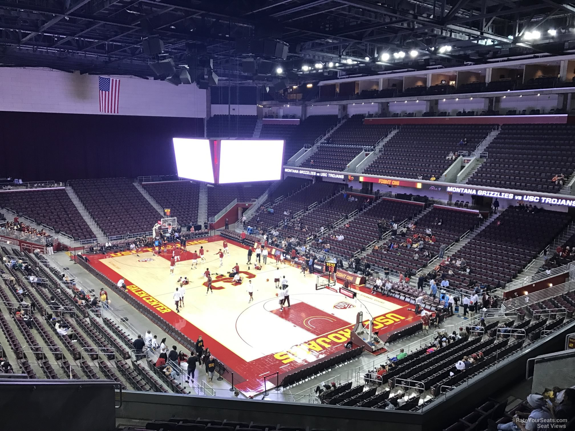 section 209, row 10 seat view  - galen center