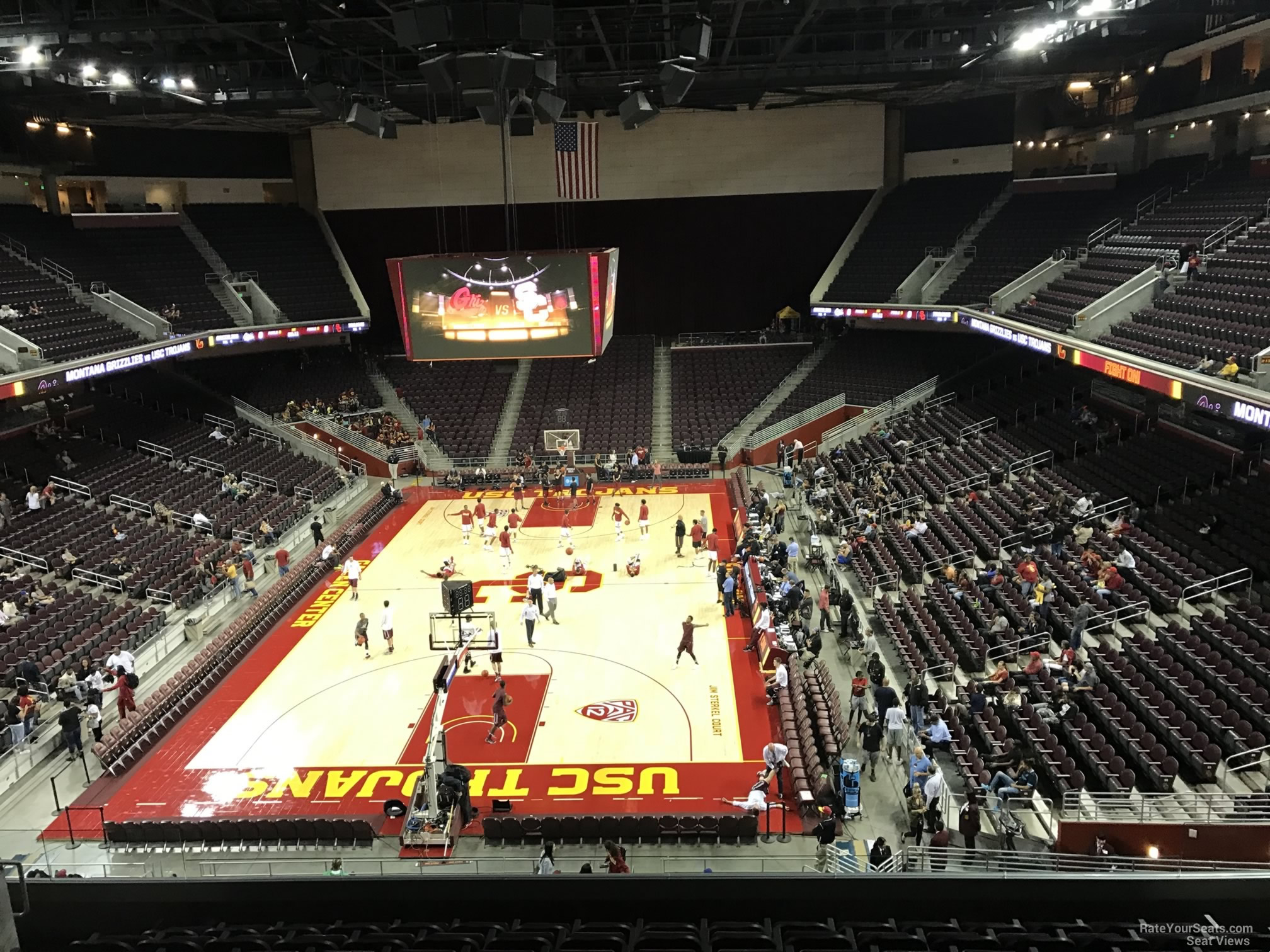 section 212, row 10 seat view  - galen center