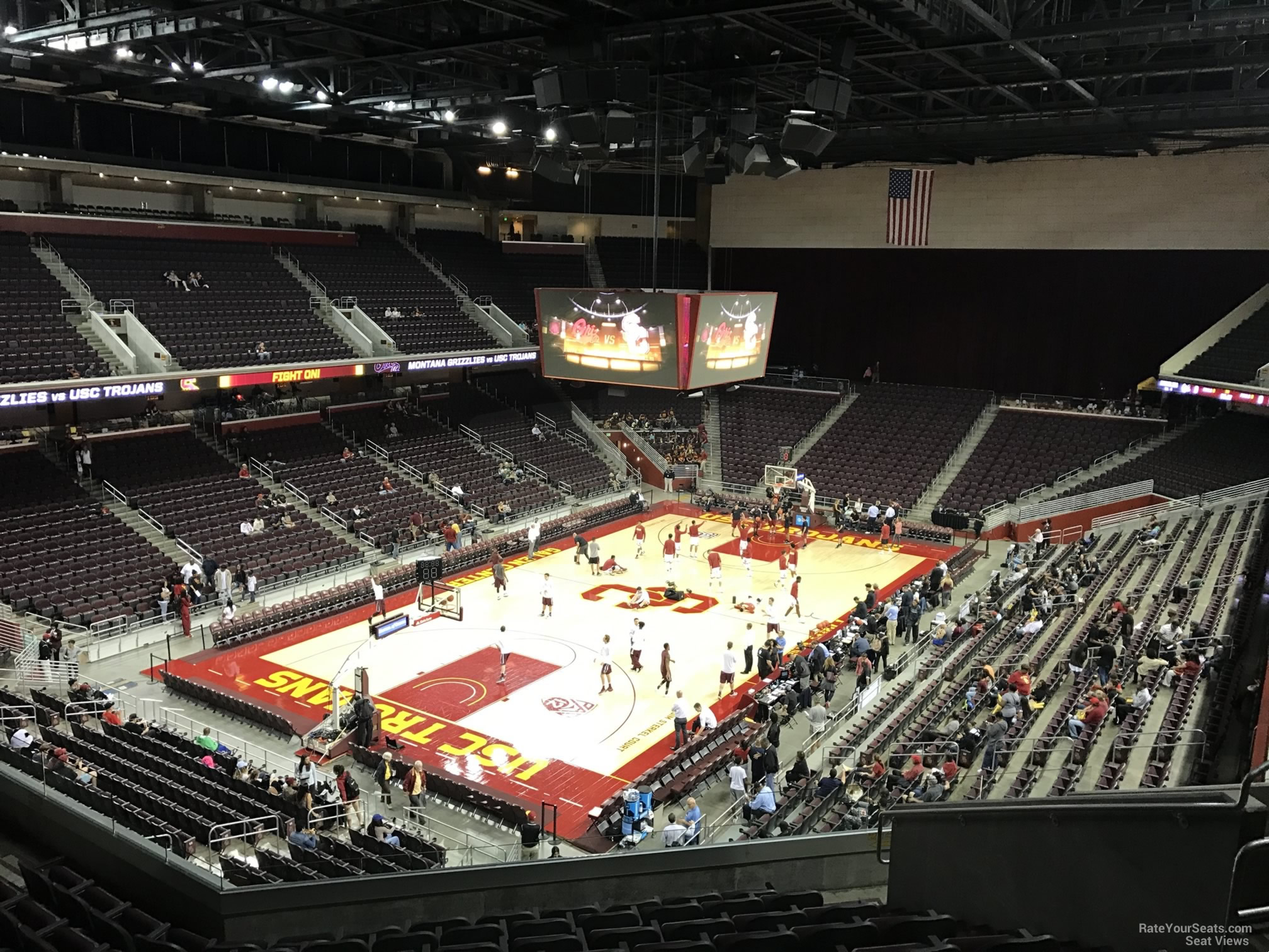 section 214, row 10 seat view  - galen center