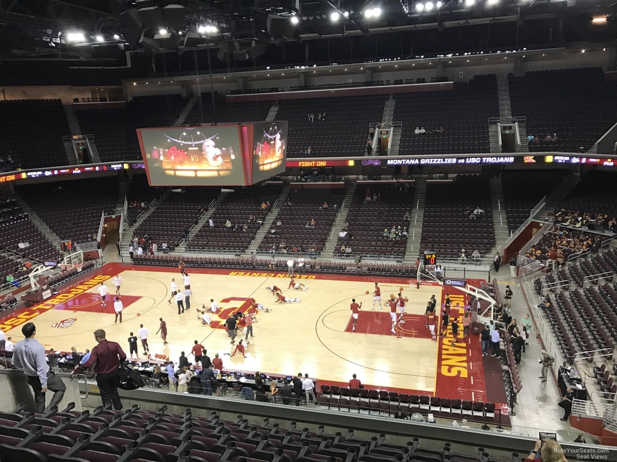 section 219, row 10 seat view  - galen center