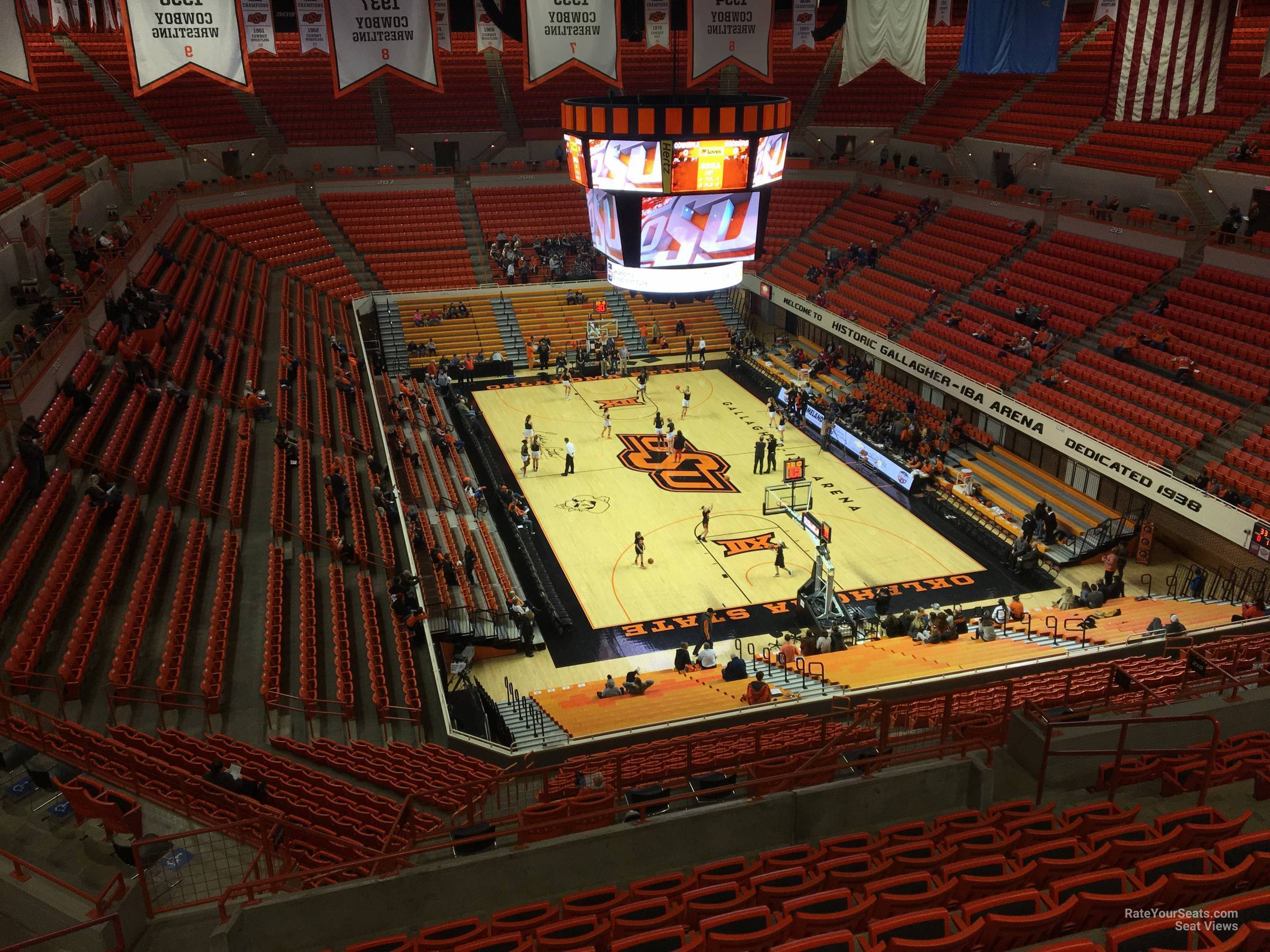 section 326, row 10 seat view  - gallagher-iba arena