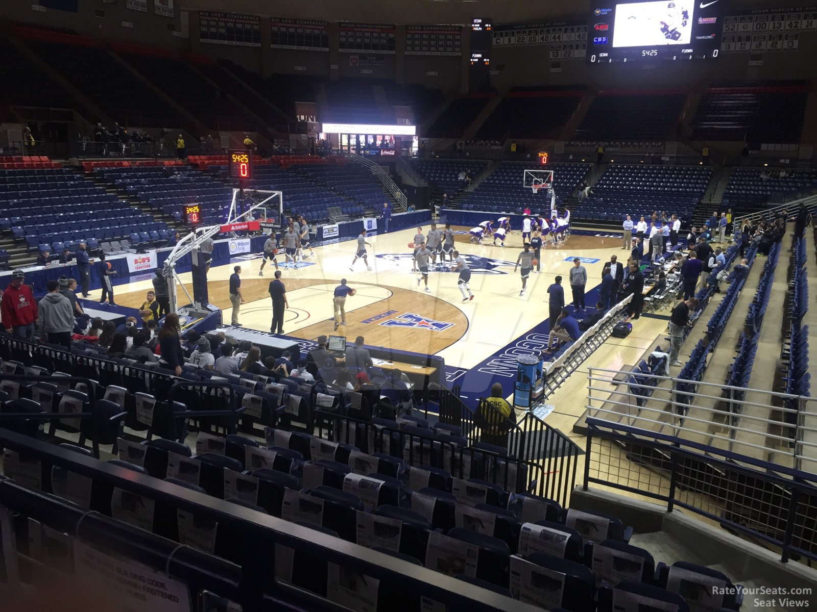 section 101 seat view  - gampel pavilion