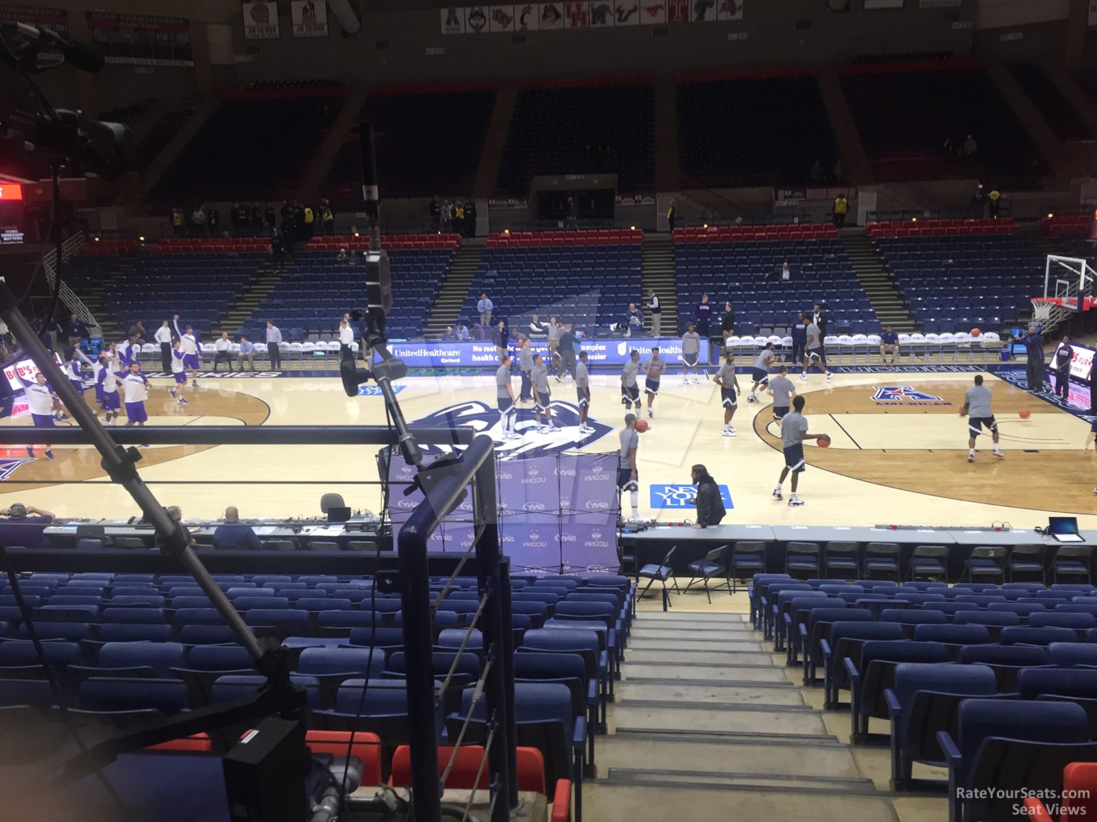 section 109 seat view  - gampel pavilion