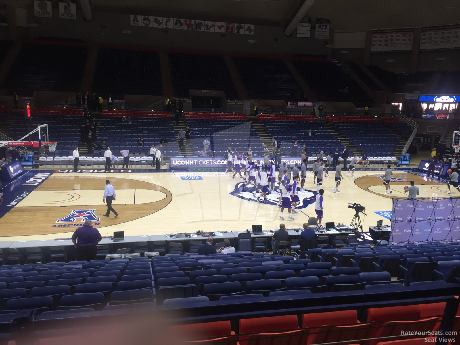 section 110 seat view  - gampel pavilion