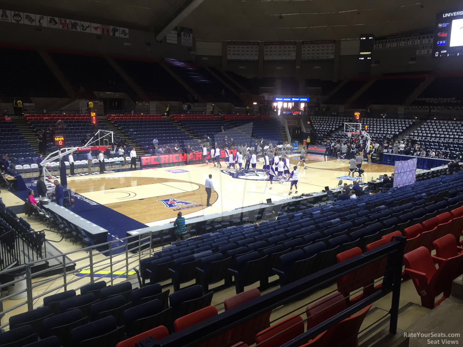 section 112 seat view  - gampel pavilion