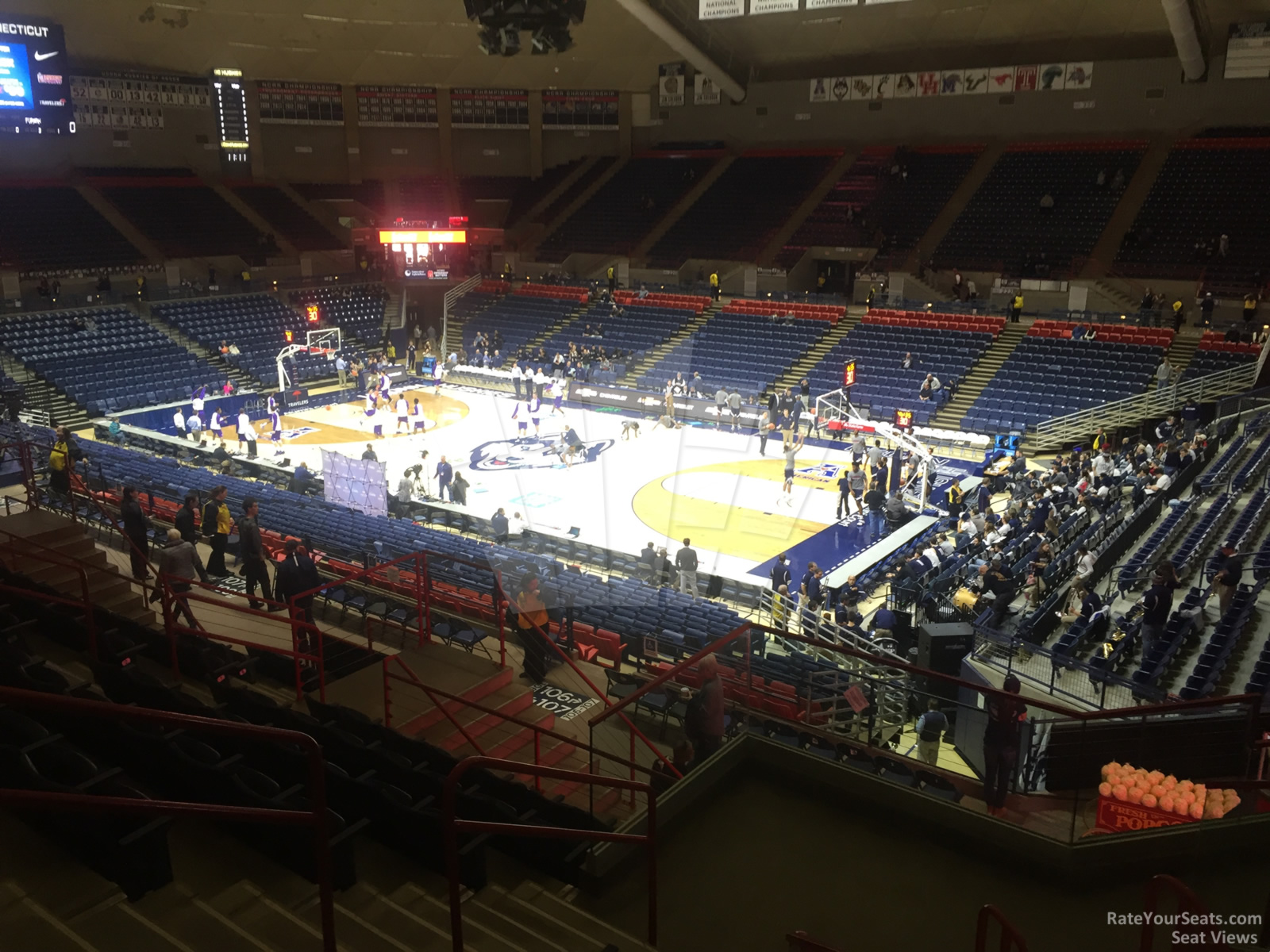 section 3, row 9 seat view  - gampel pavilion
