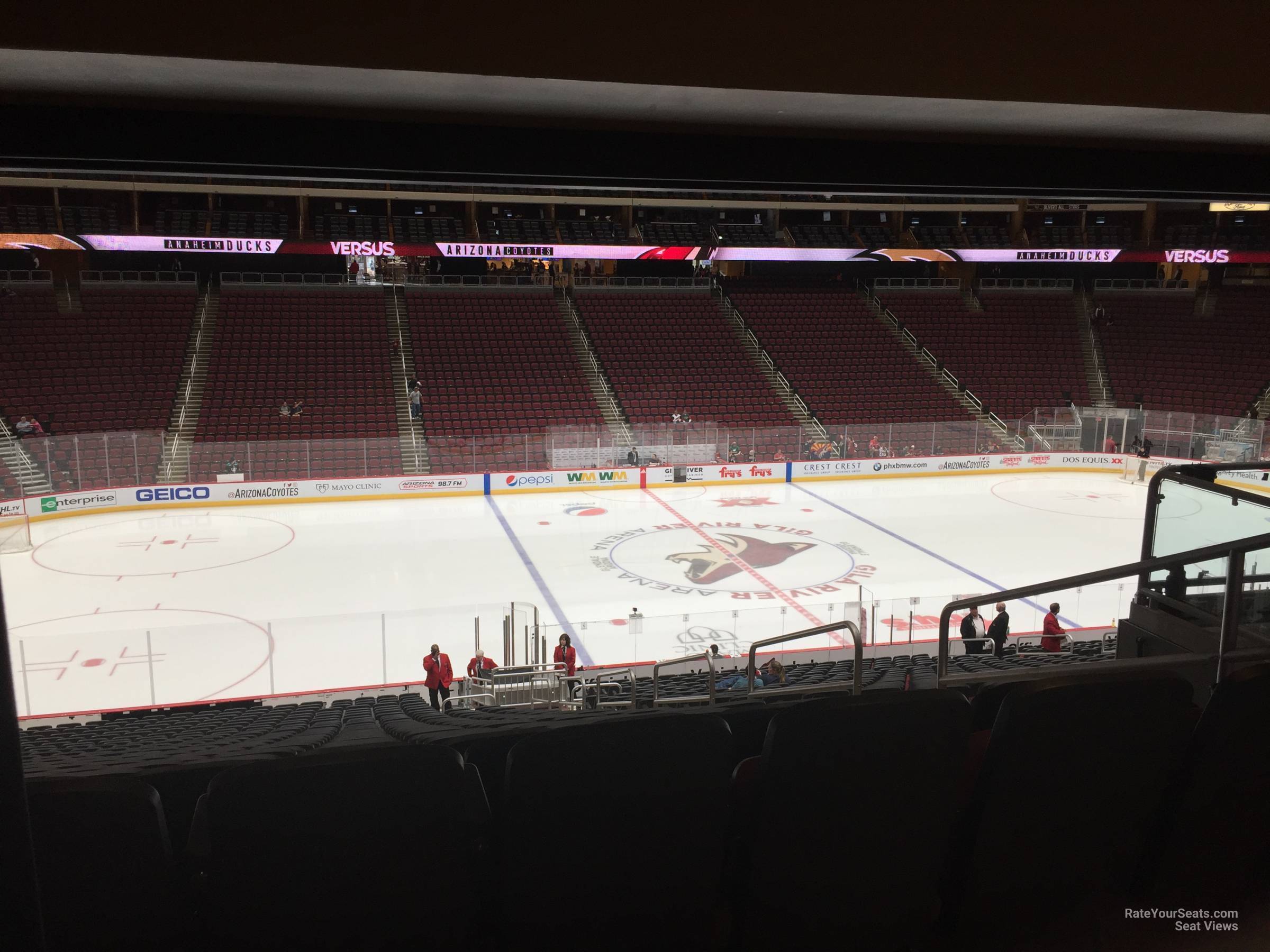 Section 102 At Gila River Arena Arizona Coyotes RateYourSeats Section 102 At Gila River Arena Arizona Coyotes RateYourSeats
