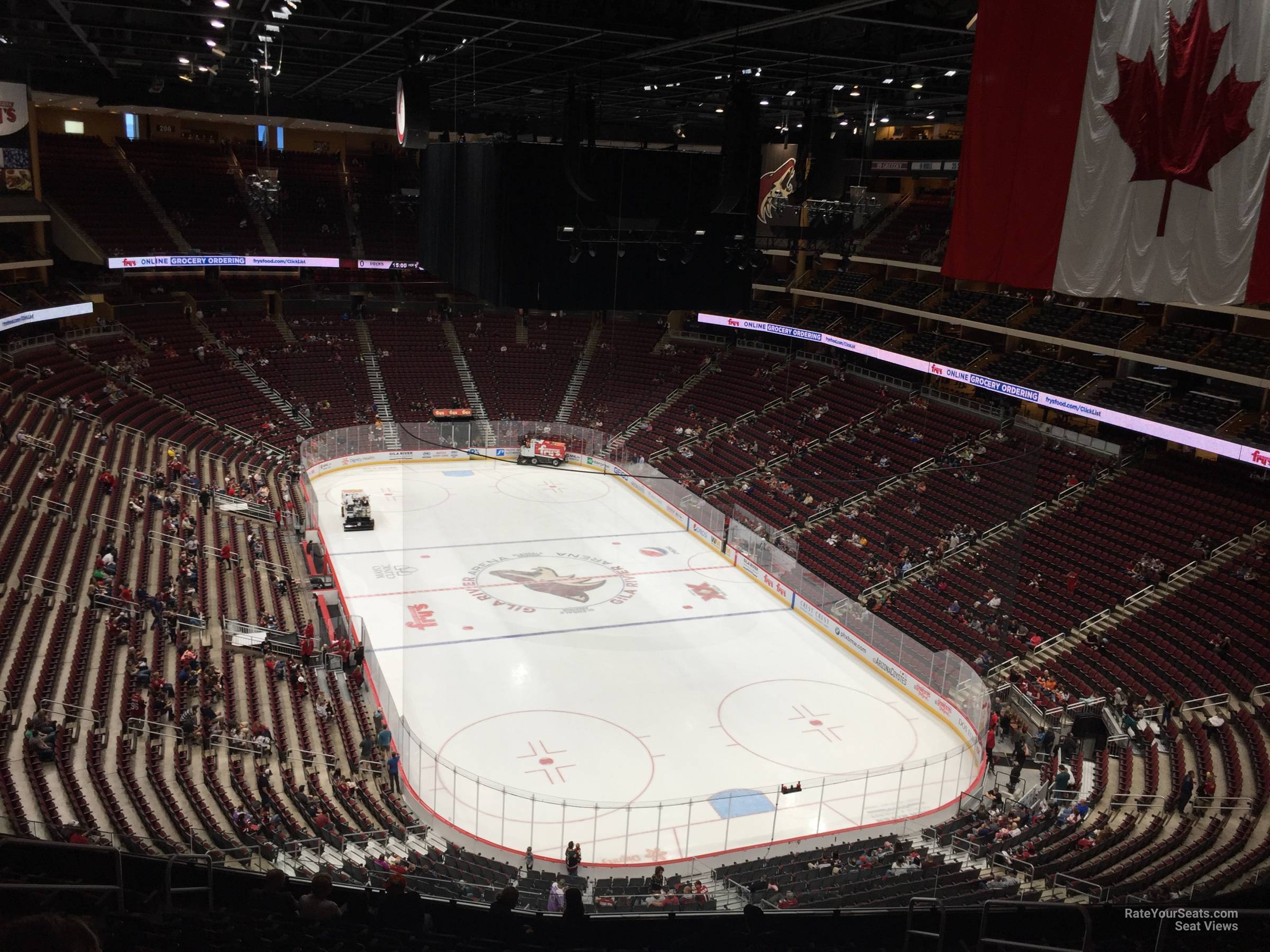 Section 225 at Gila River Arena - Arizona Coyotes - RateYourSeats.com