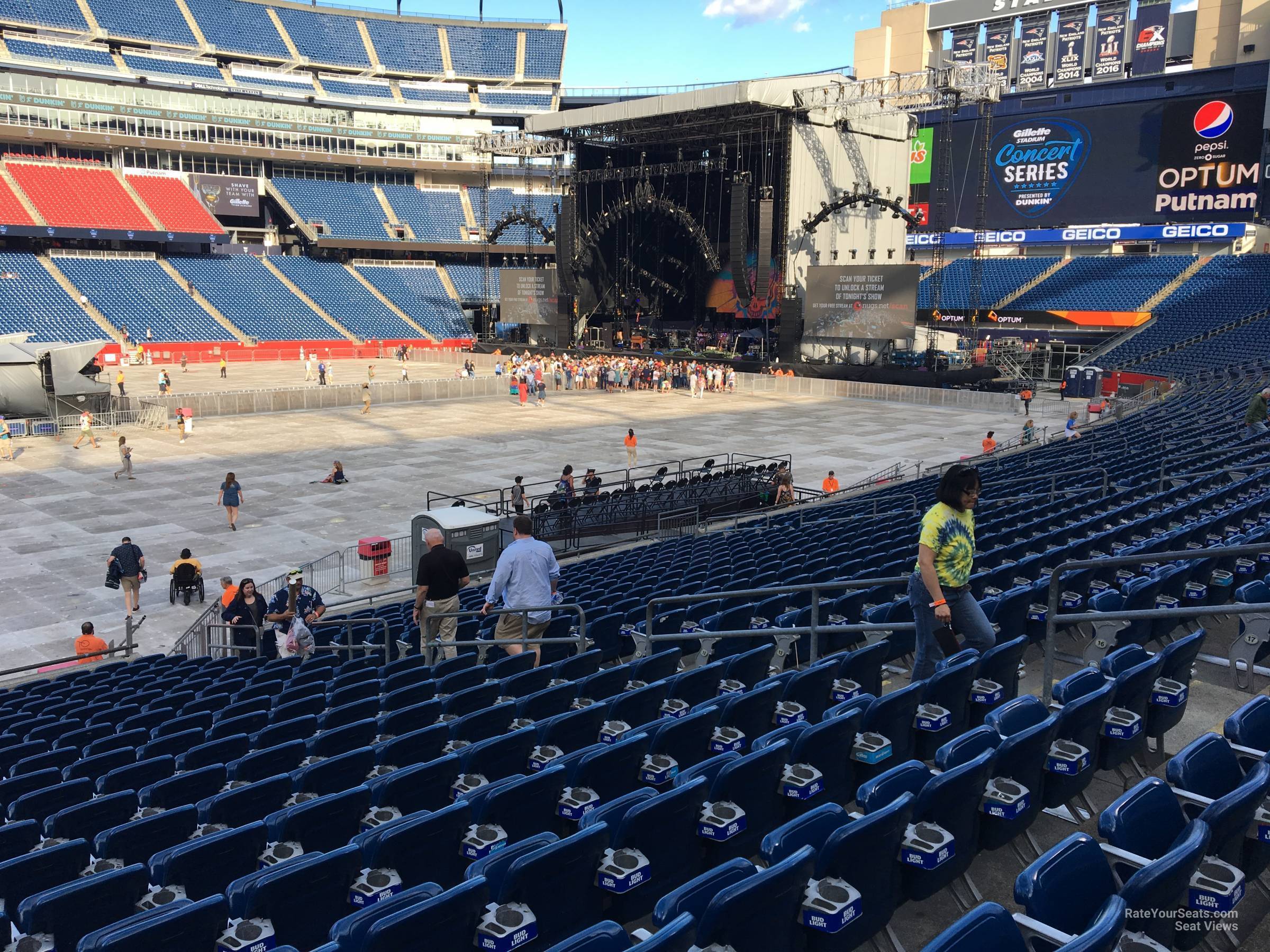 Section 133 at Gillette Stadium - RateYourSeats.com