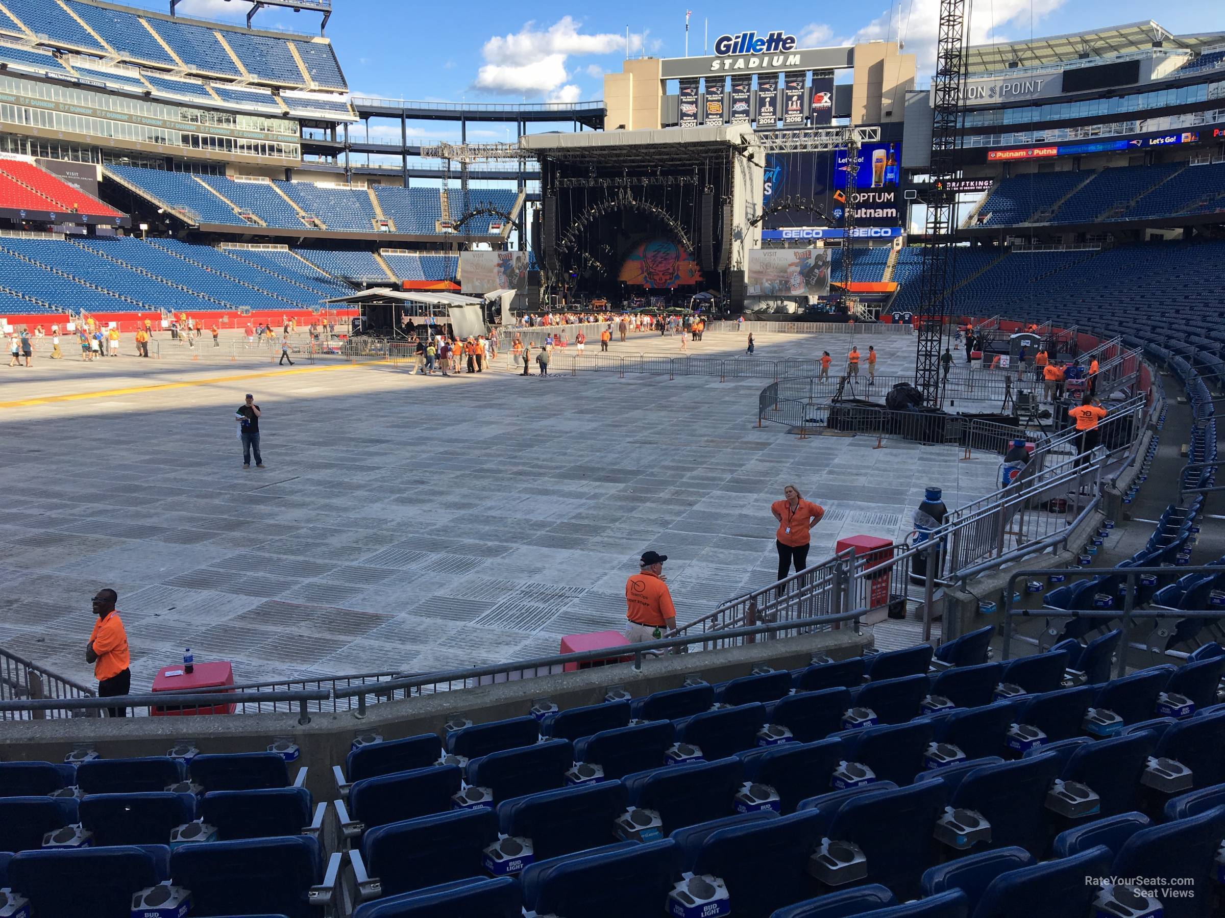 Gillette Stadium Section 139 Concert Seating - RateYourSeats.com