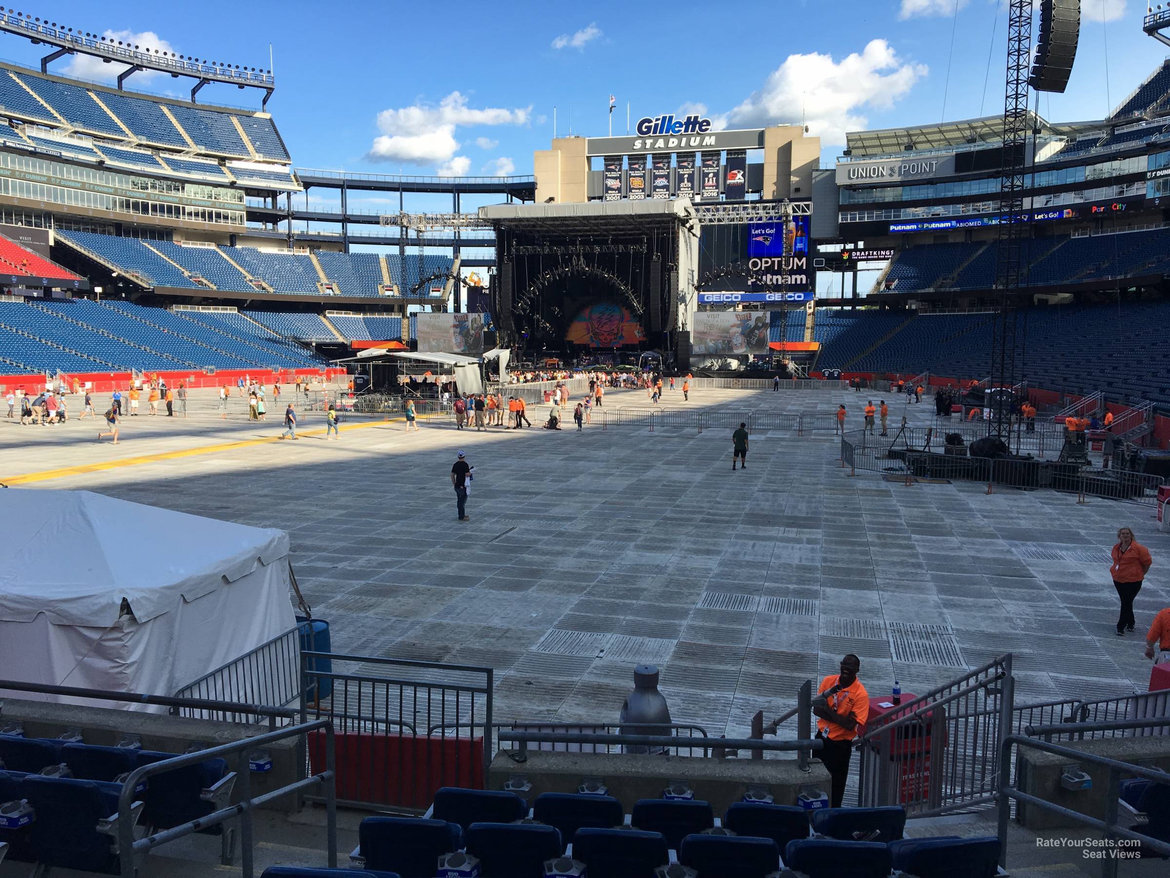 Section 140 at Gillette Stadium - RateYourSeats.com