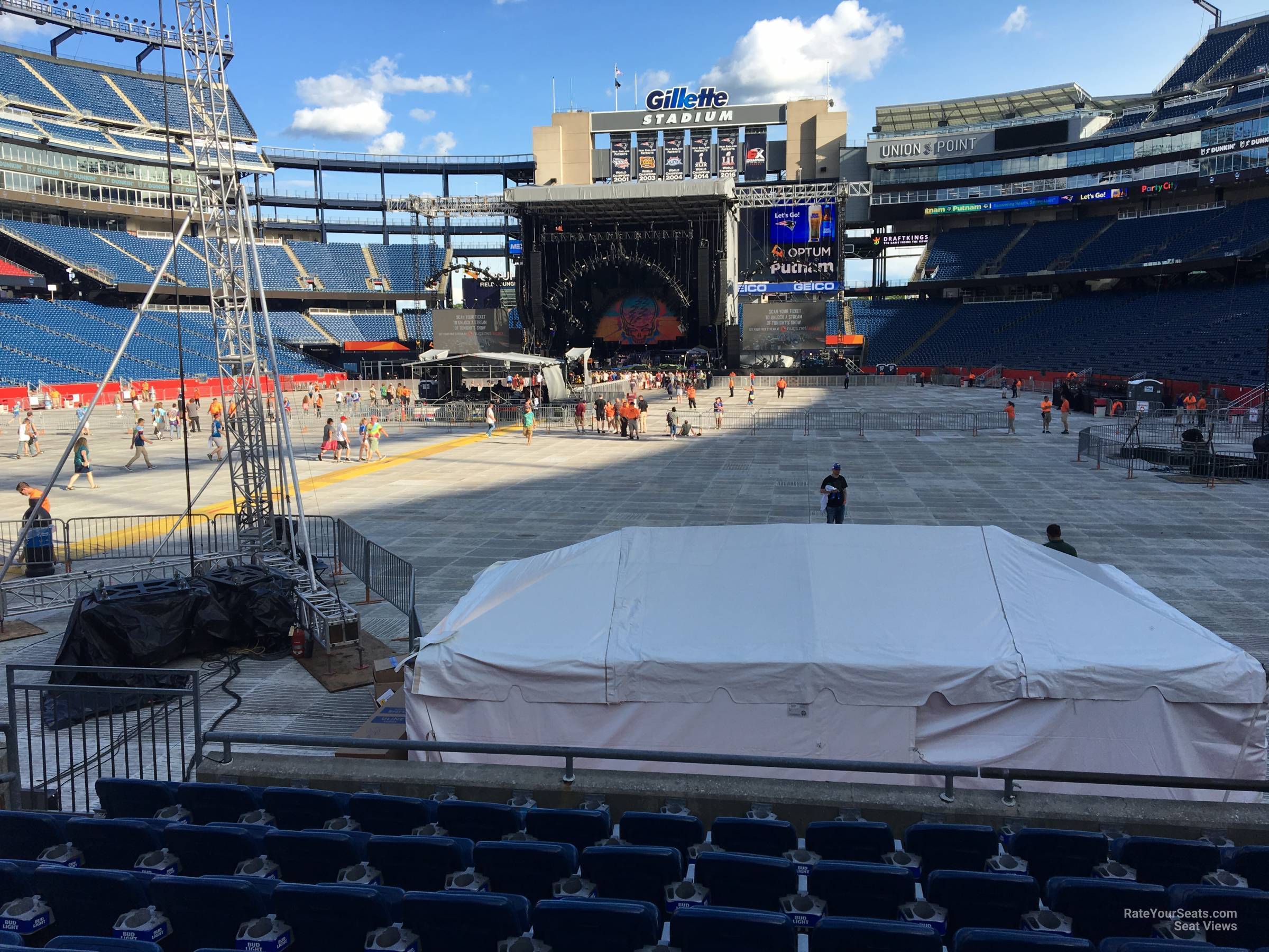 Gillette Stadium Section 141 Concert Seating - RateYourSeats.com