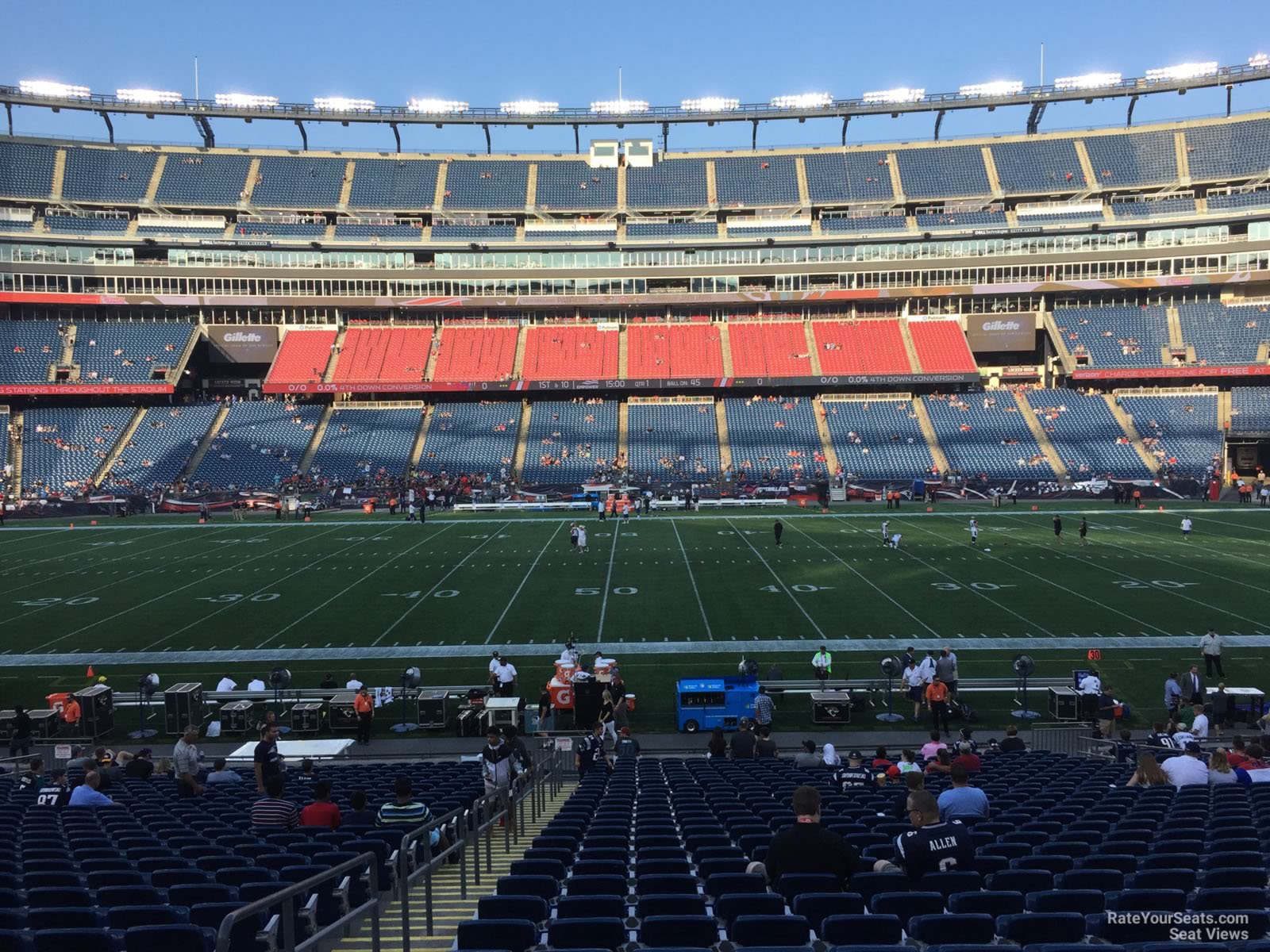 Gillette Stadium Section 131 - New England Patriots ...