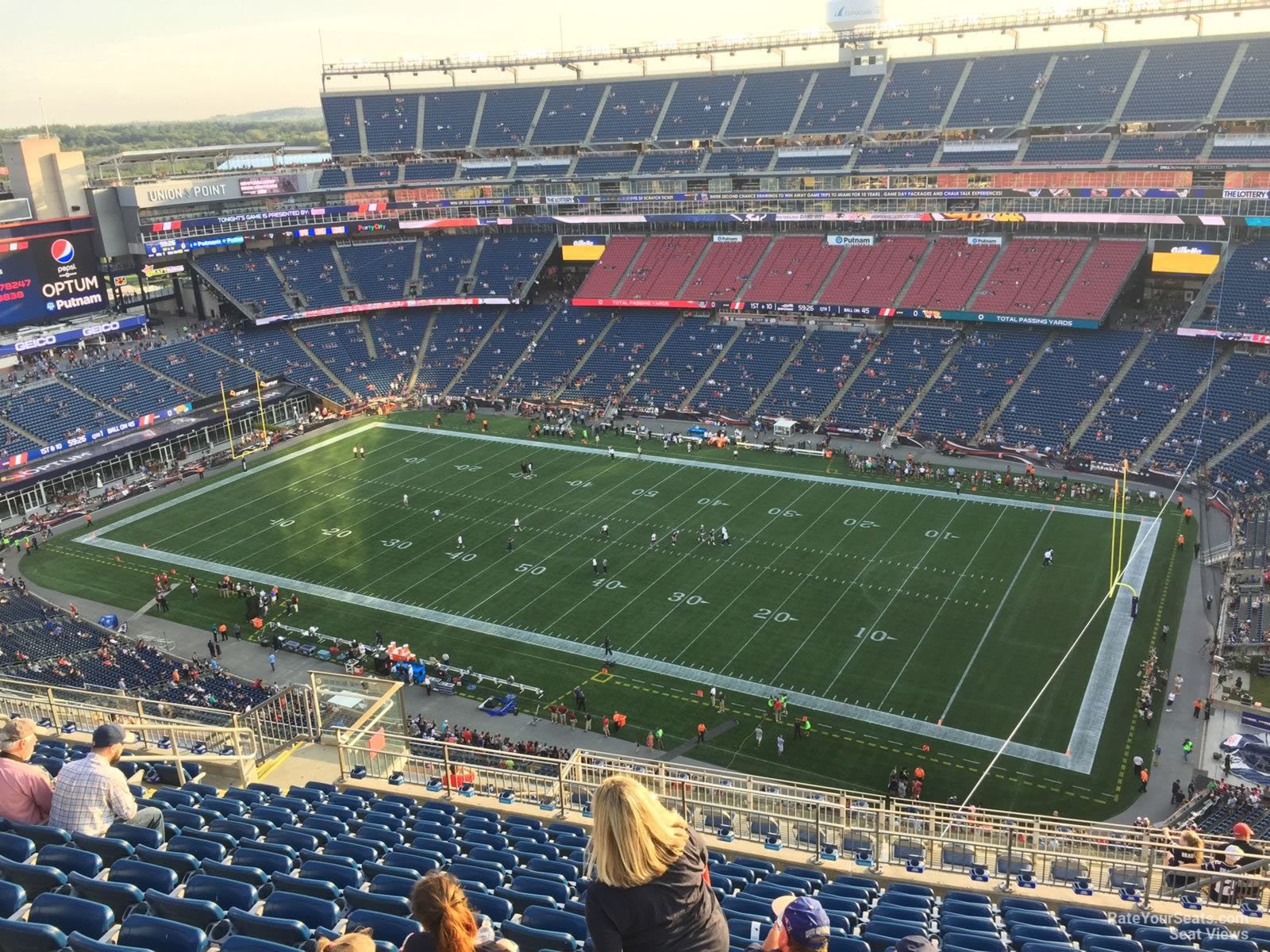 Section 305 at Gillette Stadium