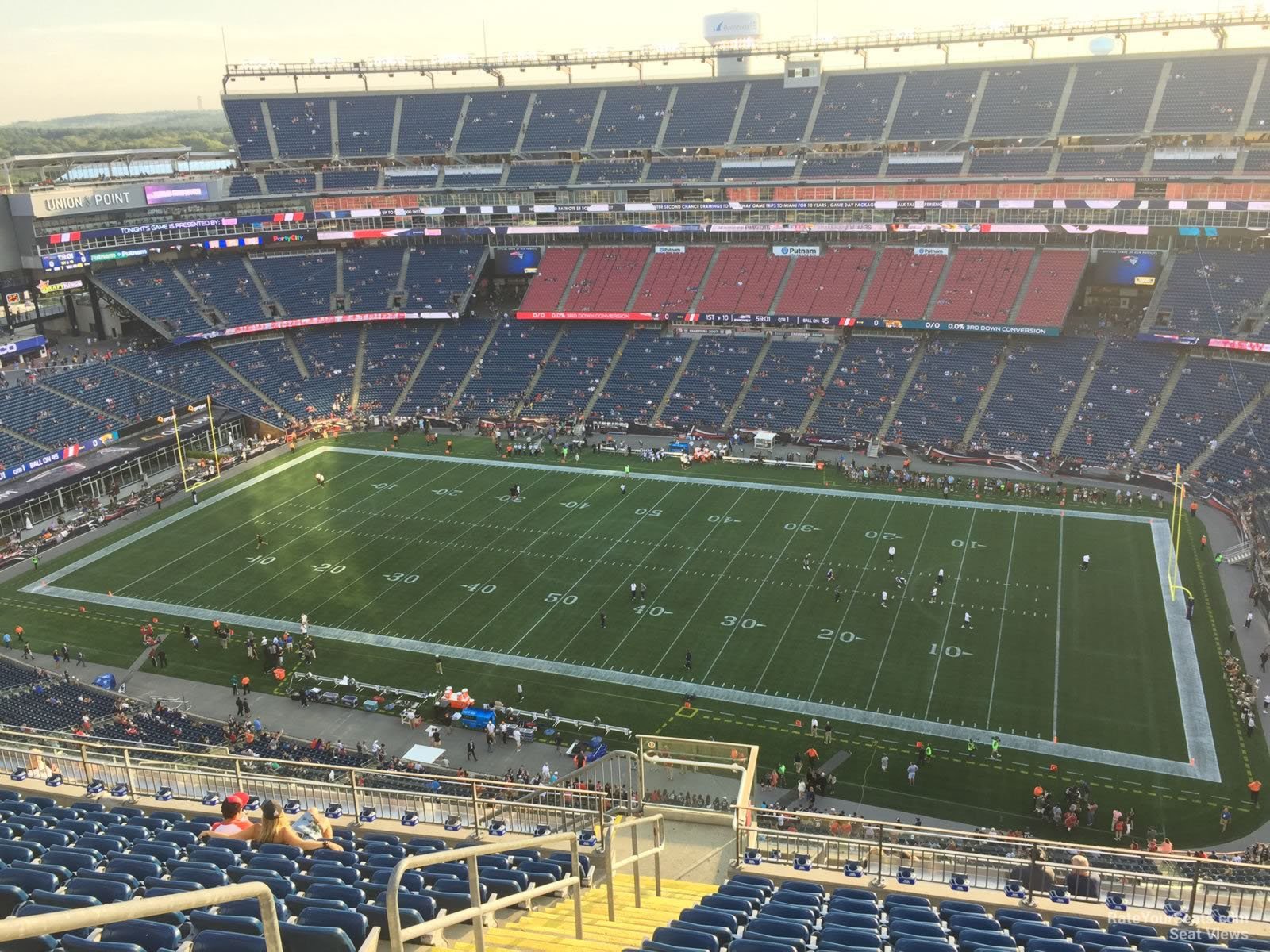 New England Patriots Seating Chart View
