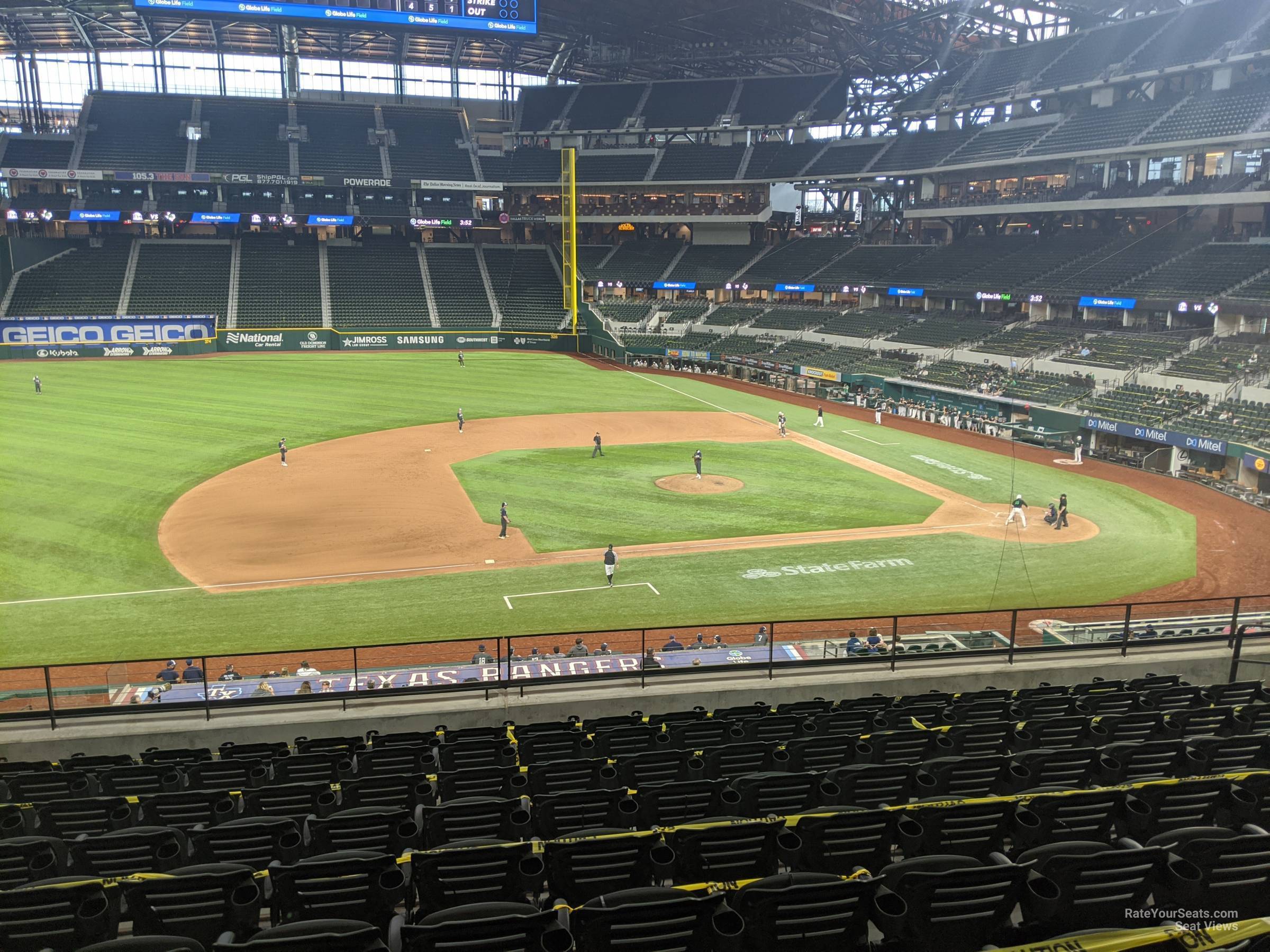 section 108, row 10 seat view  - globe life field