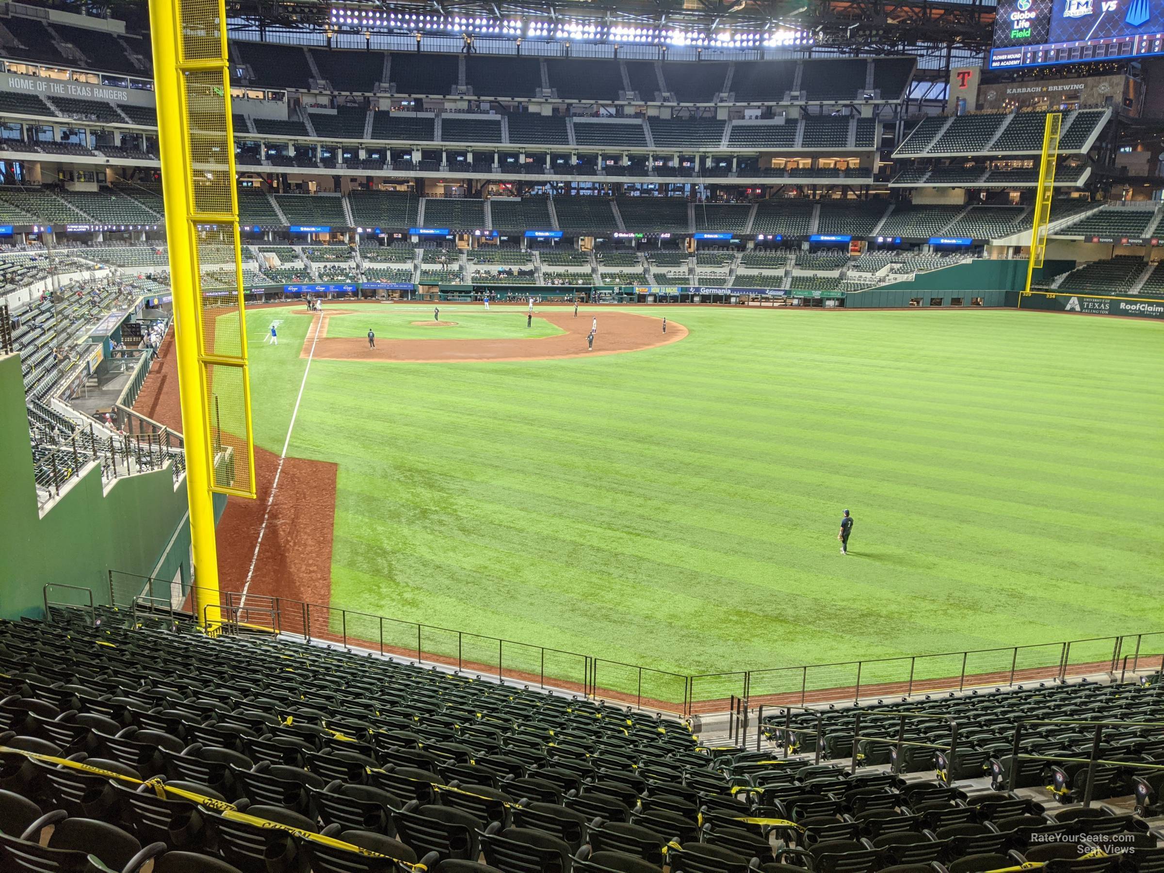 section 128, row 19 seat view  - globe life field