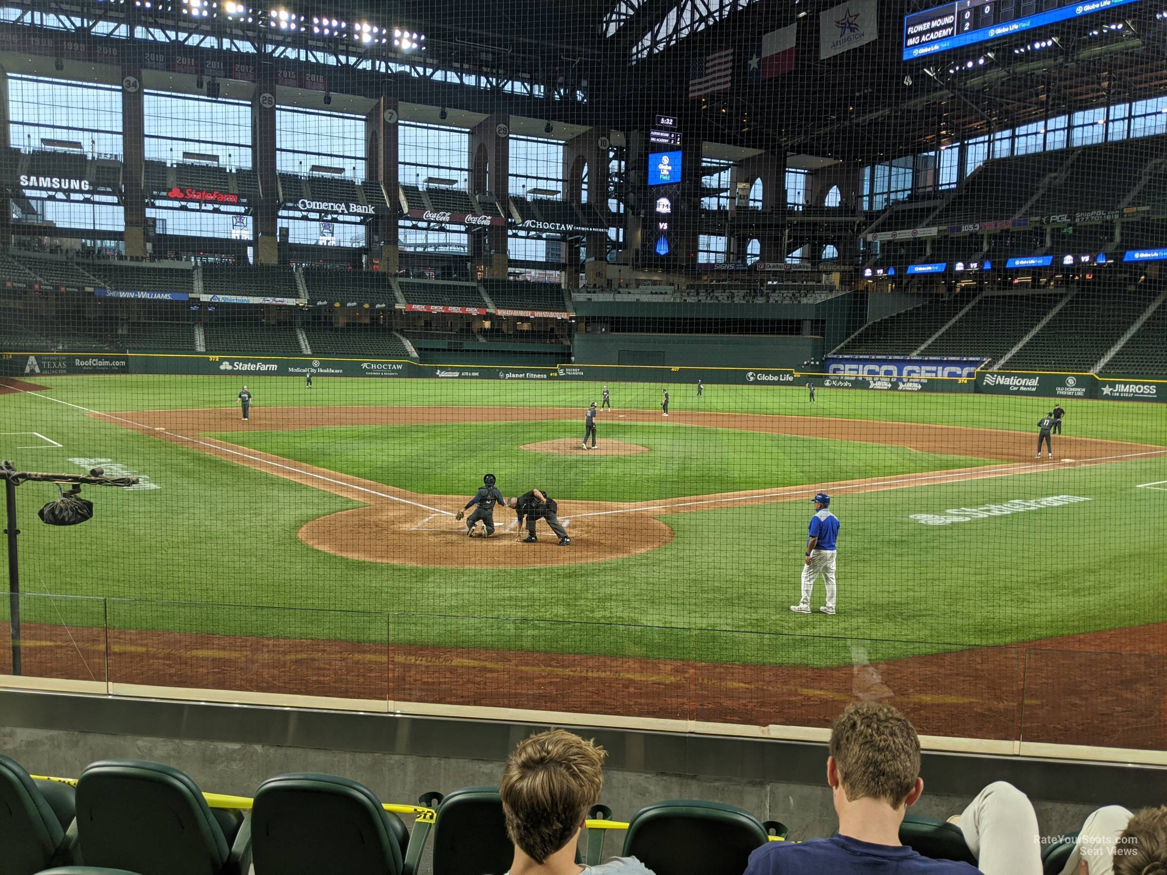 section 14, row 3 seat view  - globe life field