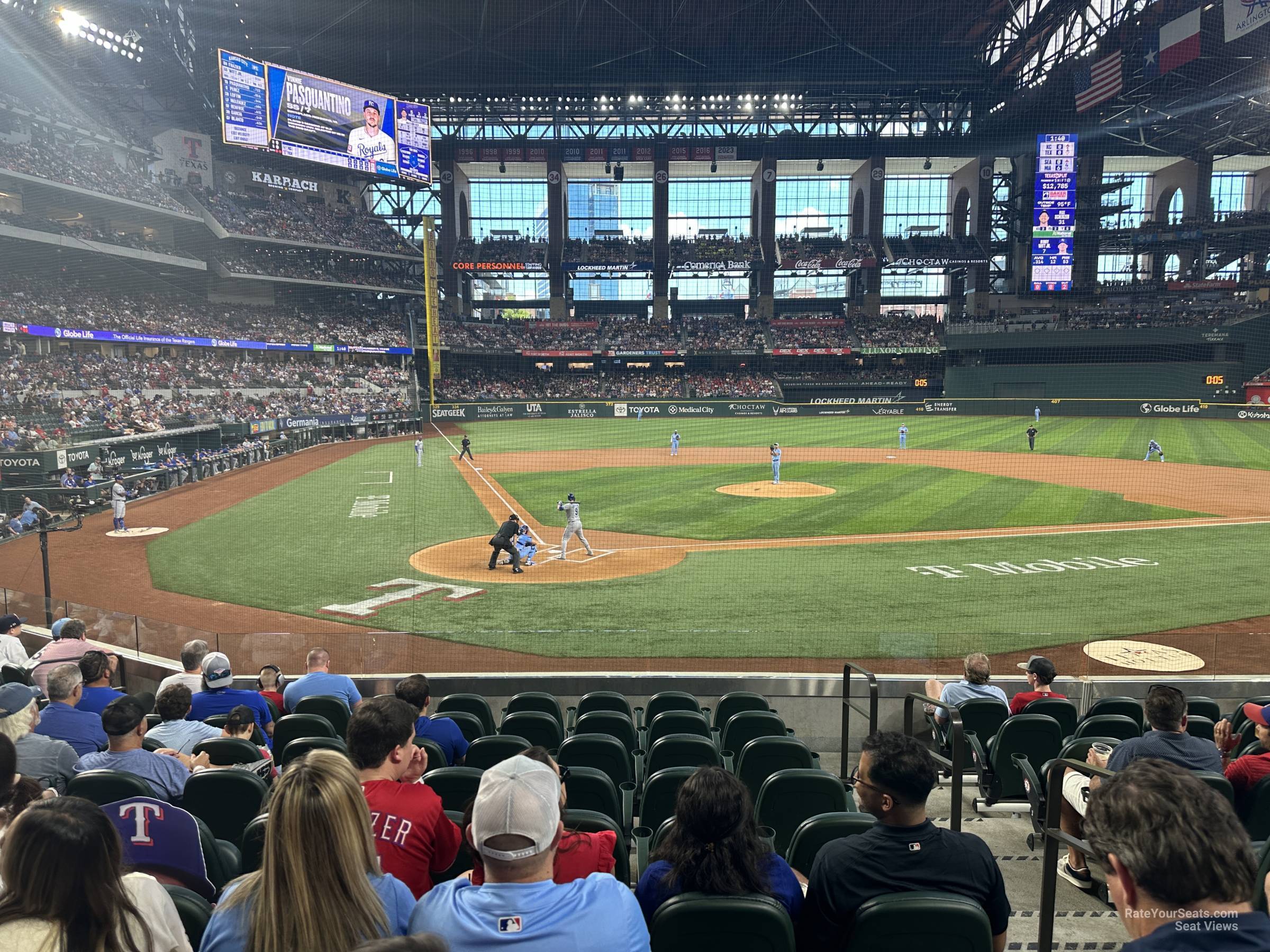 section 15, row 7 seat view  - globe life field