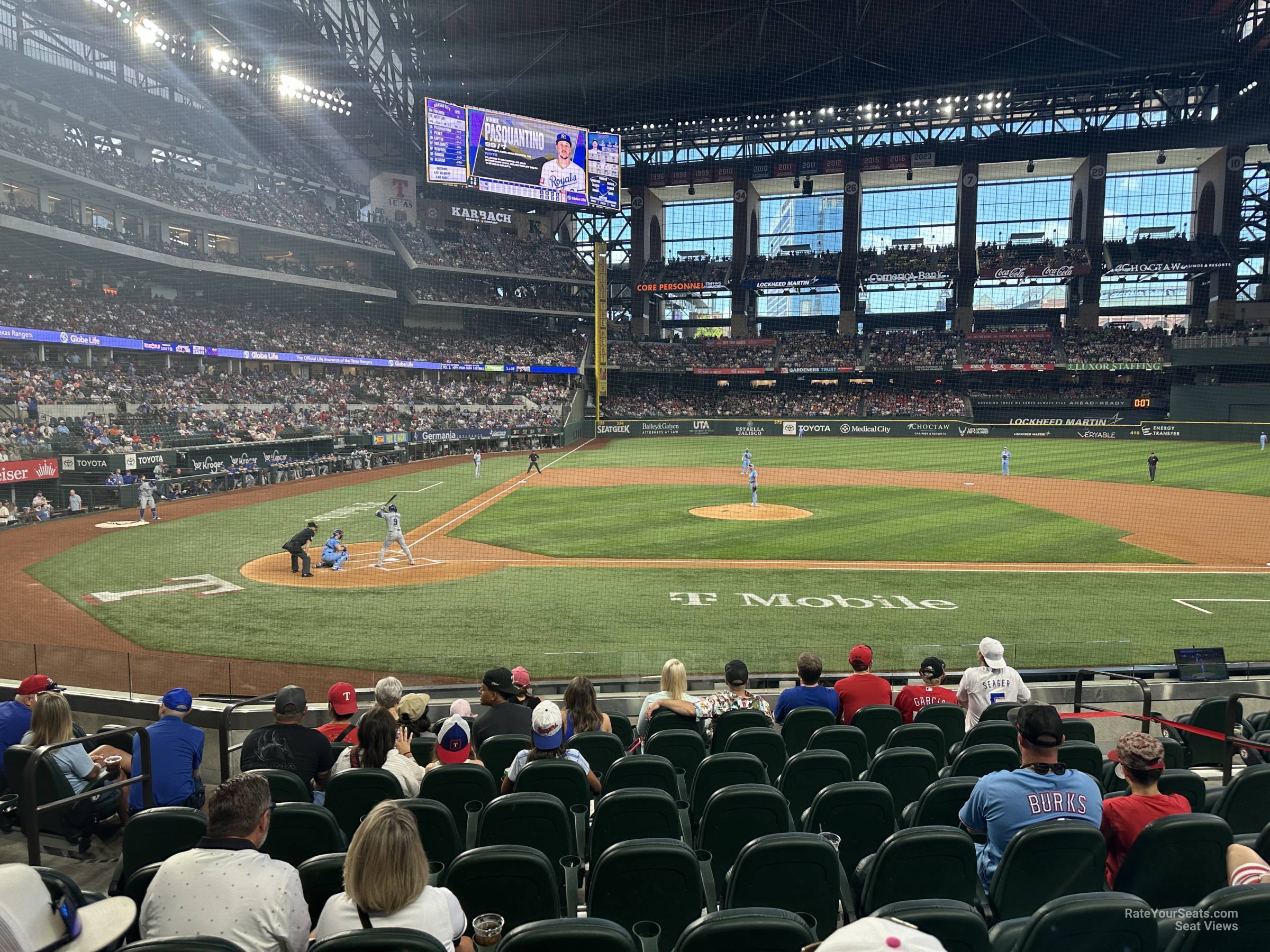 section 17, row 8 seat view  for baseball - globe life field