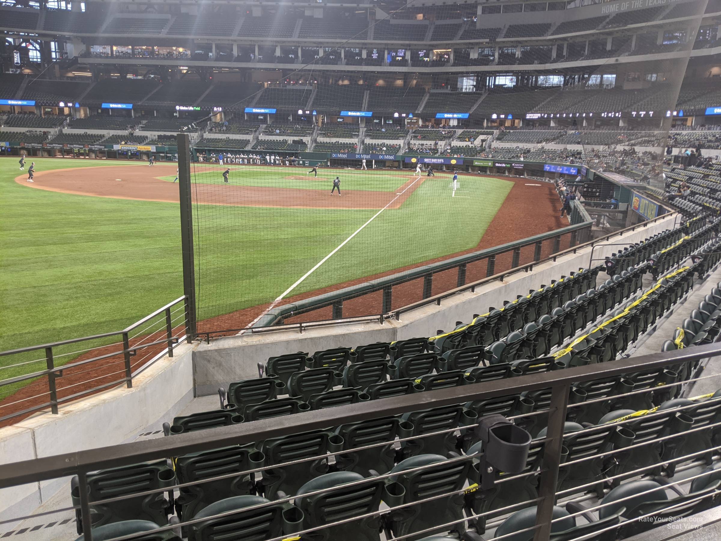 section 2, row 7 seat view  - globe life field