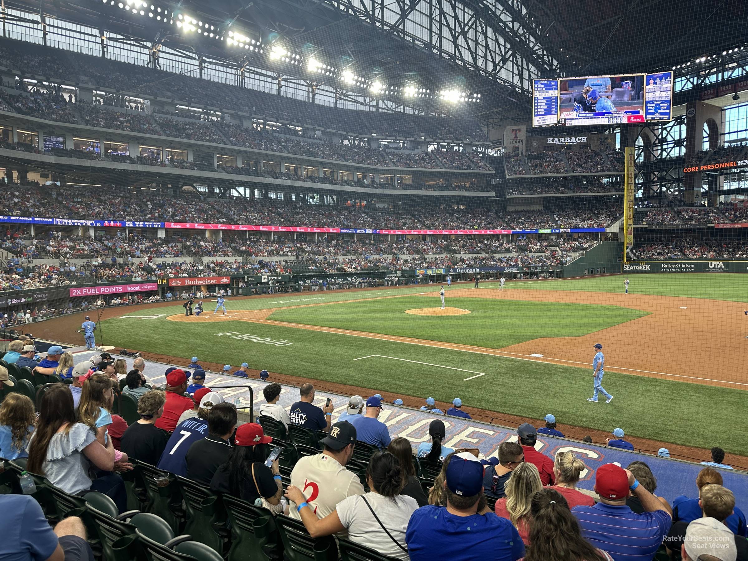 section 20, row 7 seat view  for baseball - globe life field