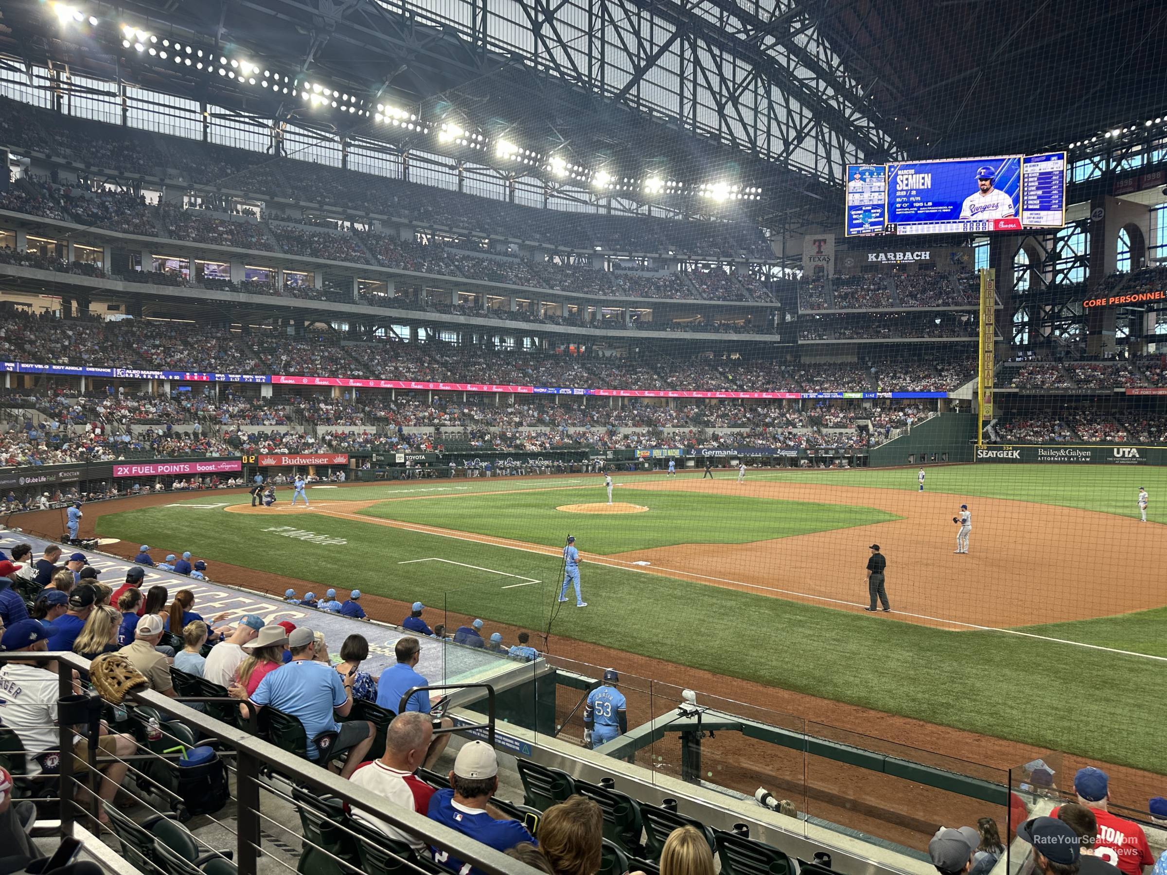 section 21, row 7 seat view  - globe life field