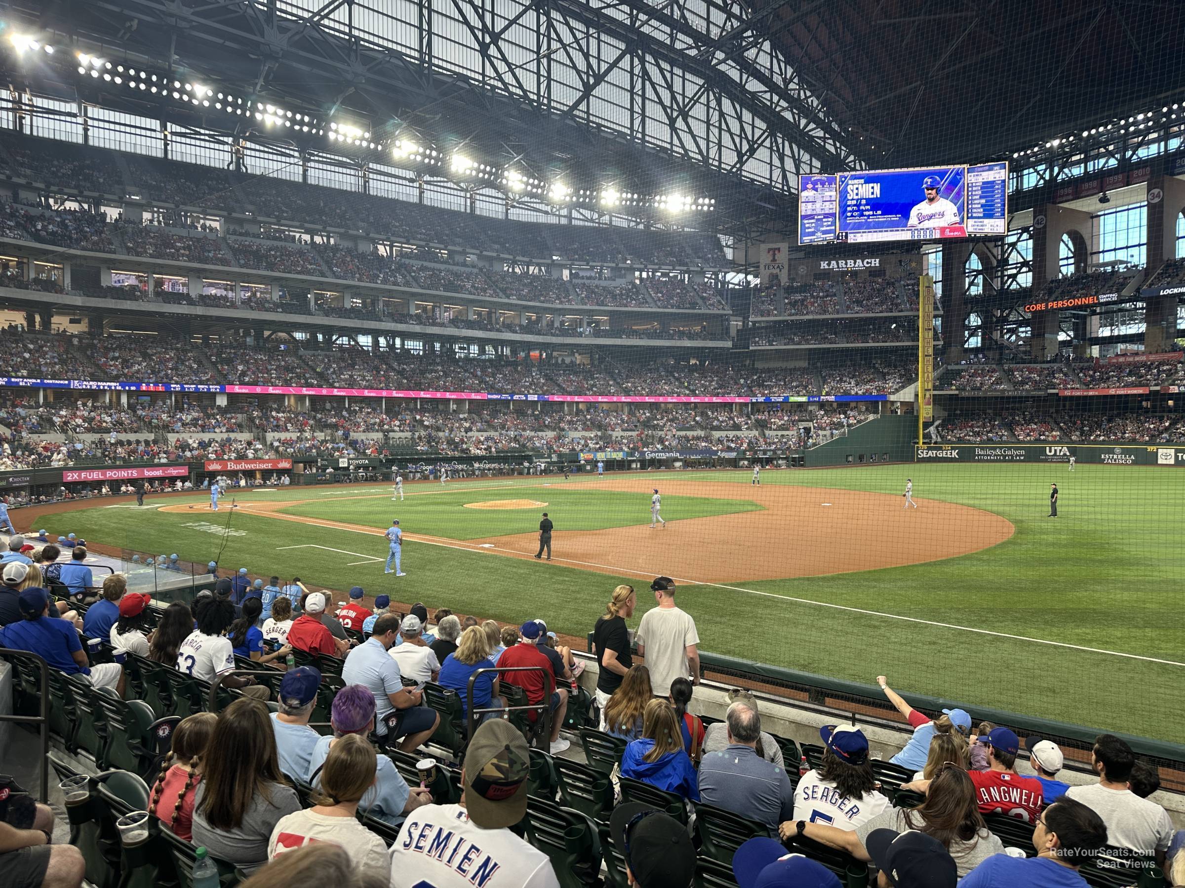 Seat View for Globe Life Field Section 22, Row 7