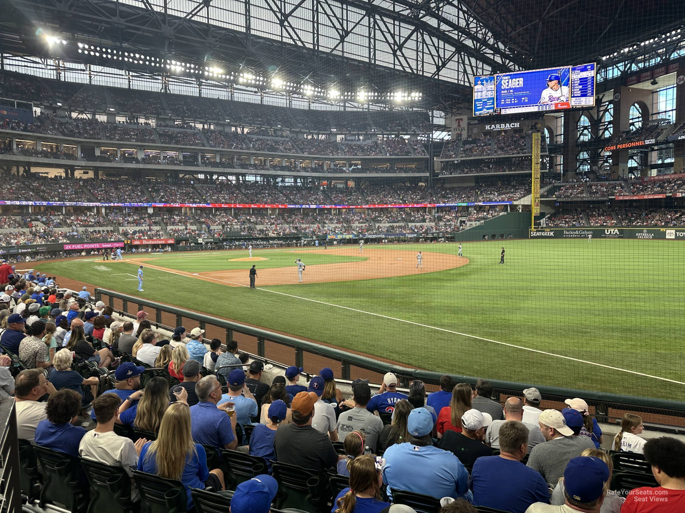 section 24, row 7 seat view  - globe life field