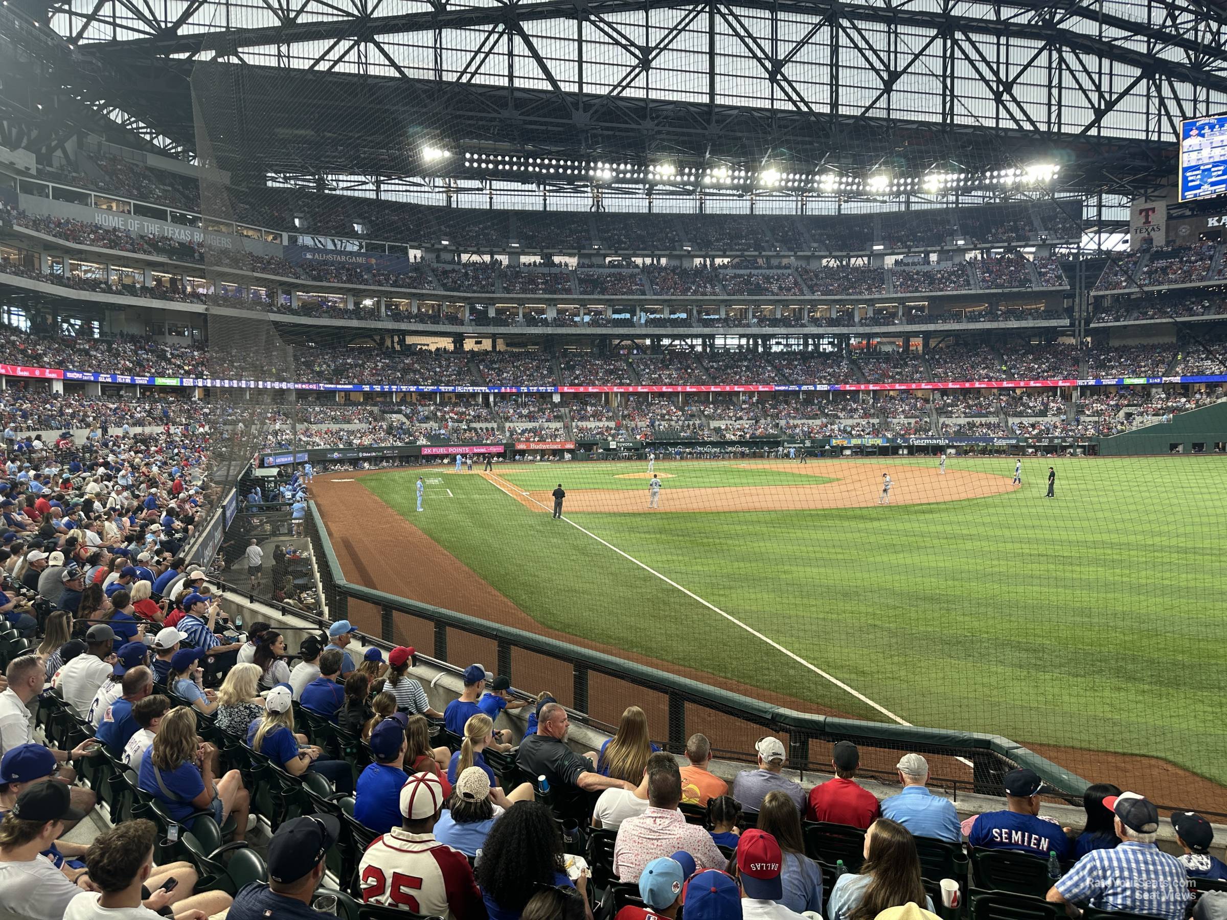 section 26, row 9 seat view  for baseball - globe life field