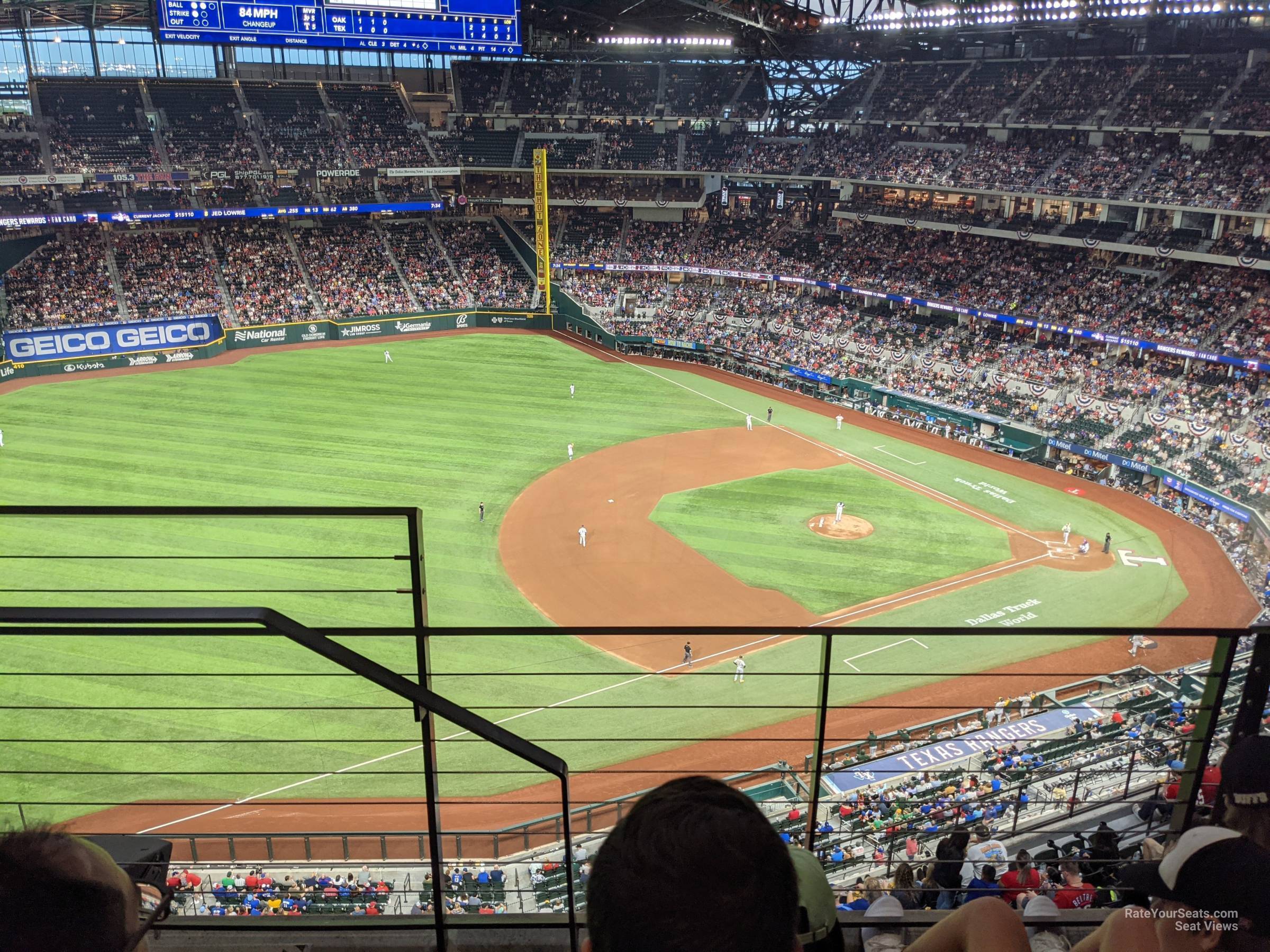section 304, row 6 seat view  - globe life field