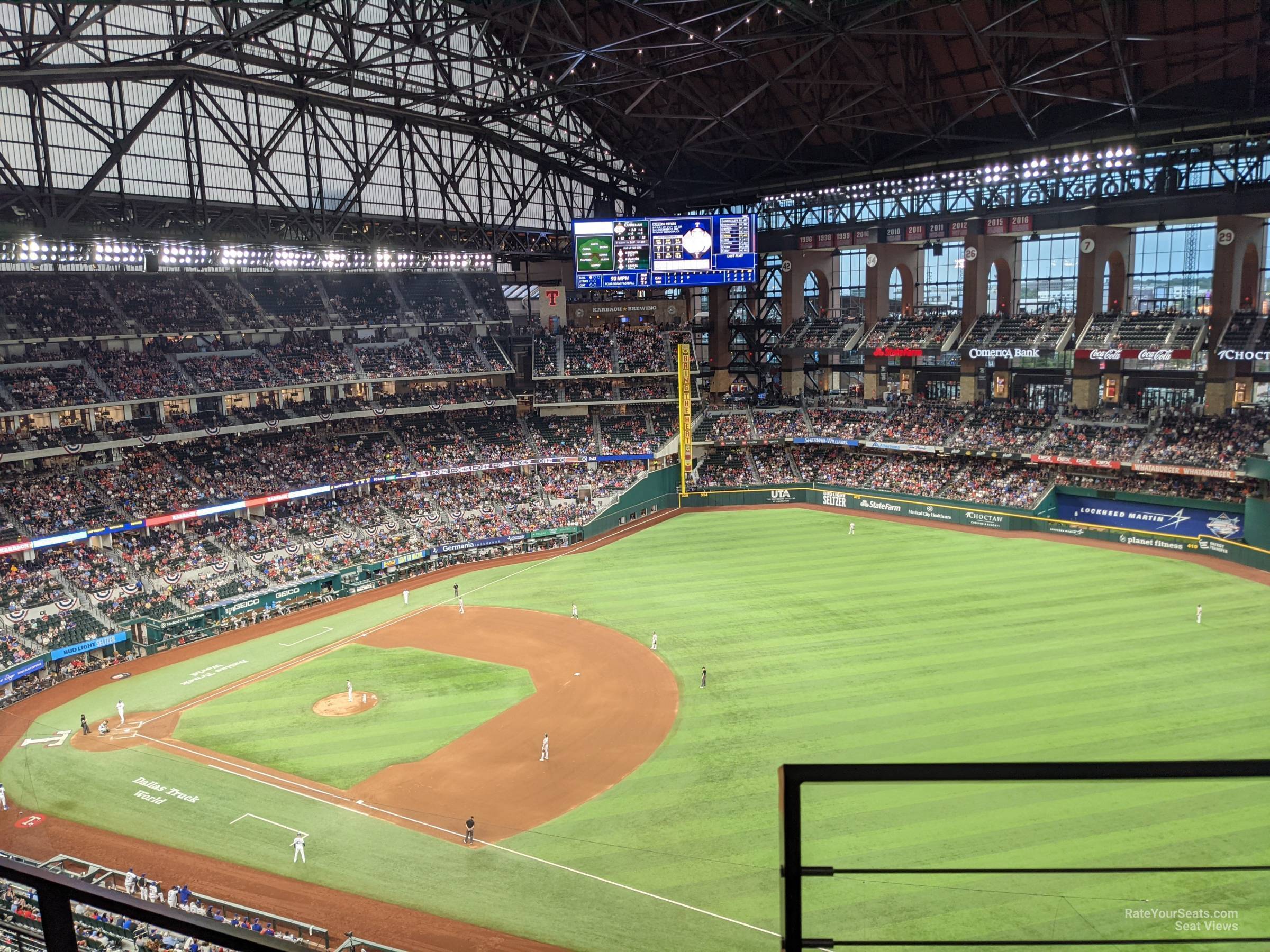 section 320, row 6 seat view  - globe life field