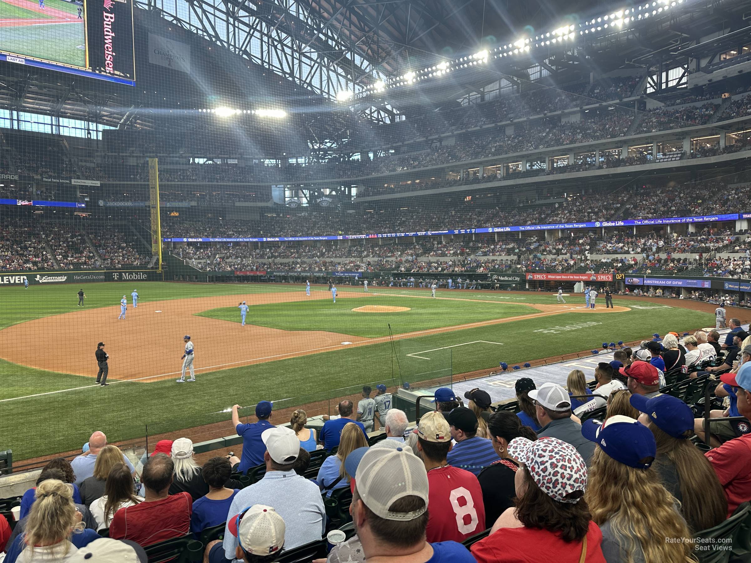 section 6, row 7 seat view  - globe life field