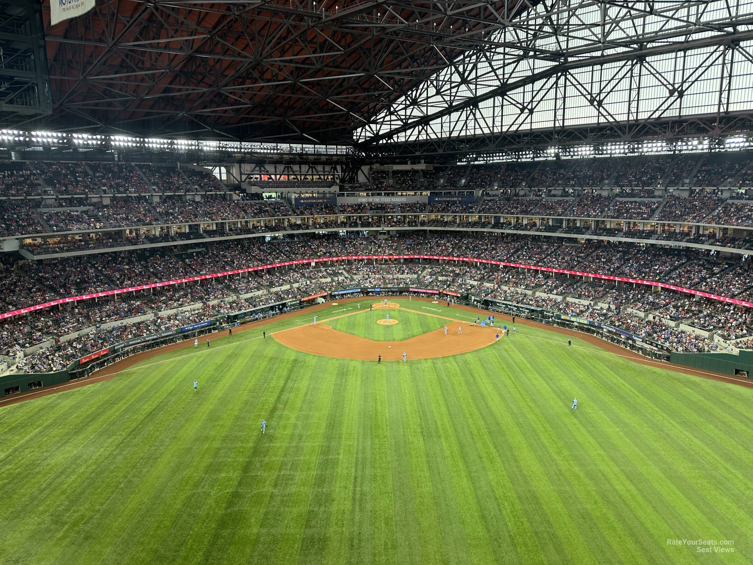 standing room only seat view  for baseball - globe life field