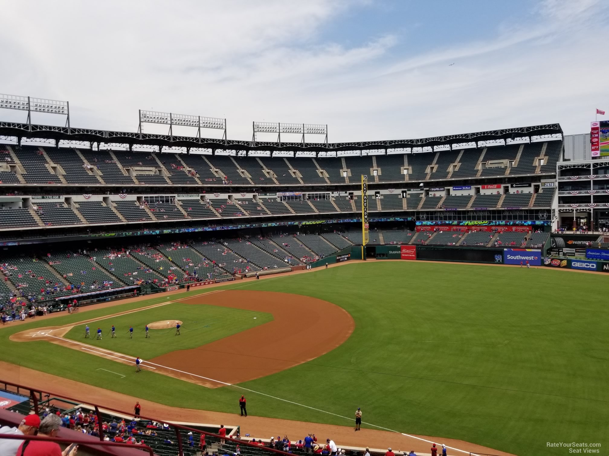 Globe Life Park Section 238 - RateYourSeats.com