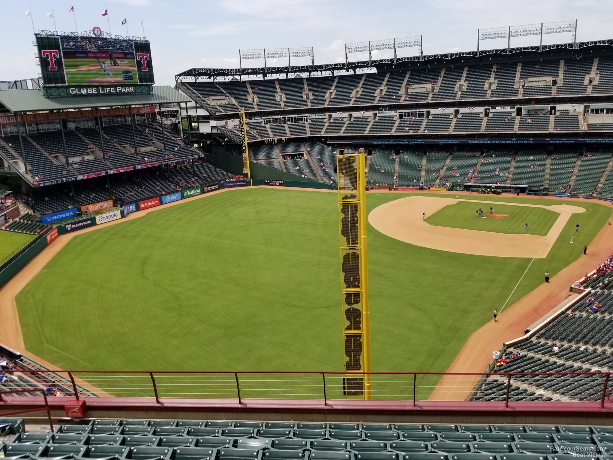 Globe Life Park Interactive Seating Chart Elcho Table