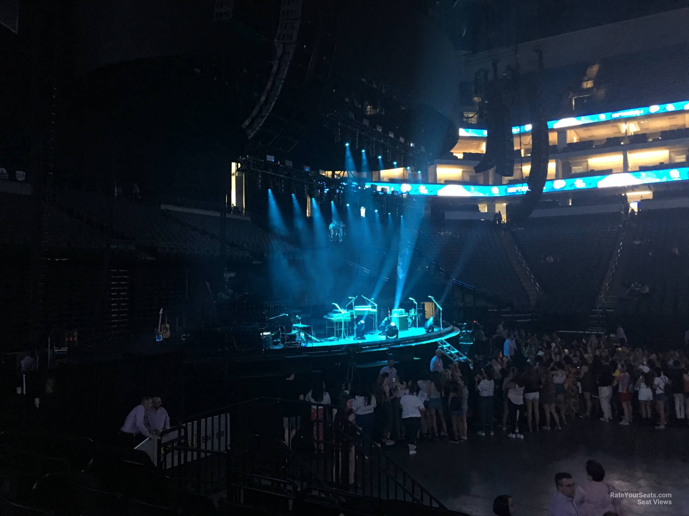 section 121, row a seat view  for concert - golden 1 center